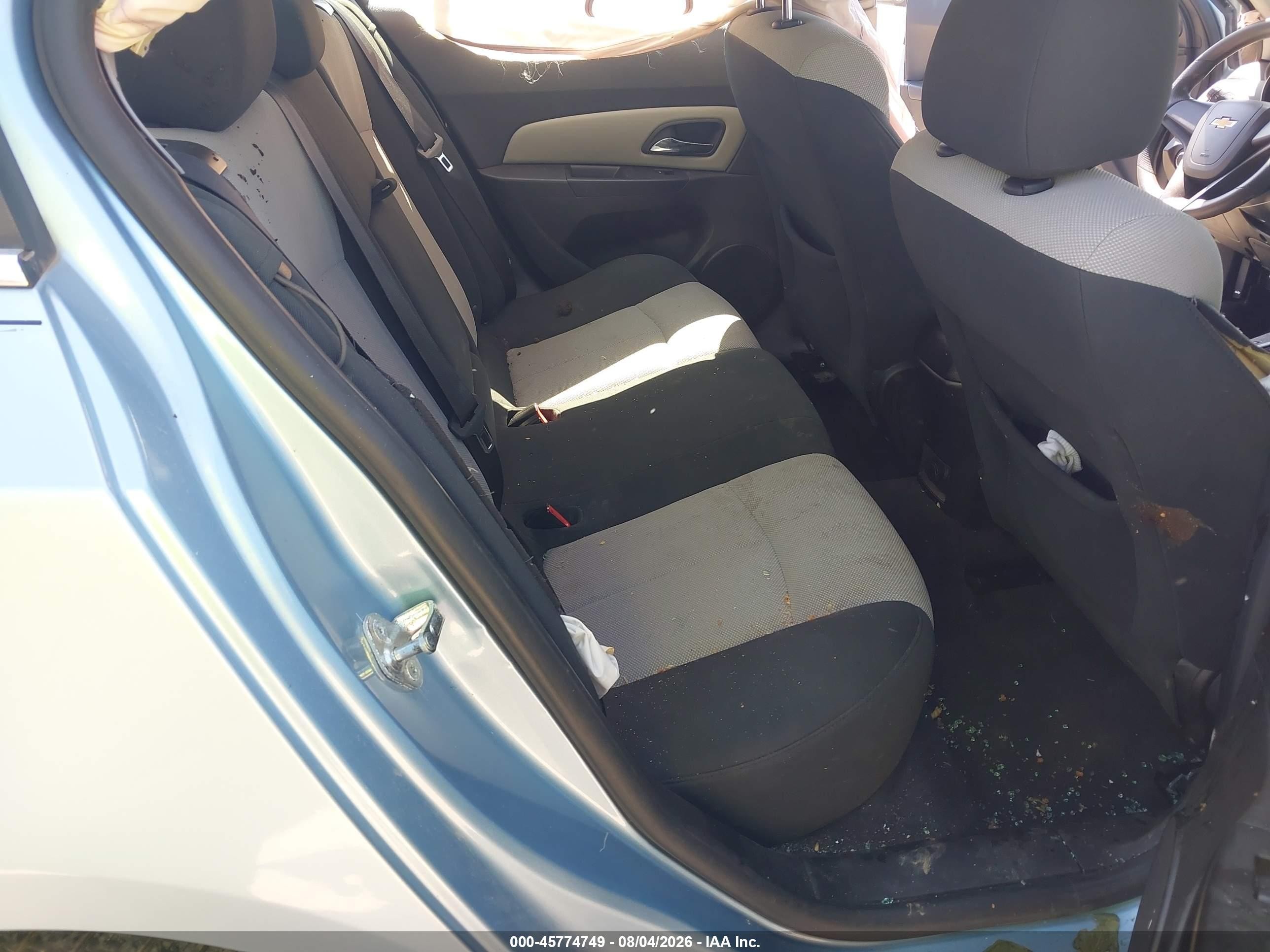 2011 Chevrolet Cruze Ls Blue vin: 1G1PC5SH6B7229307