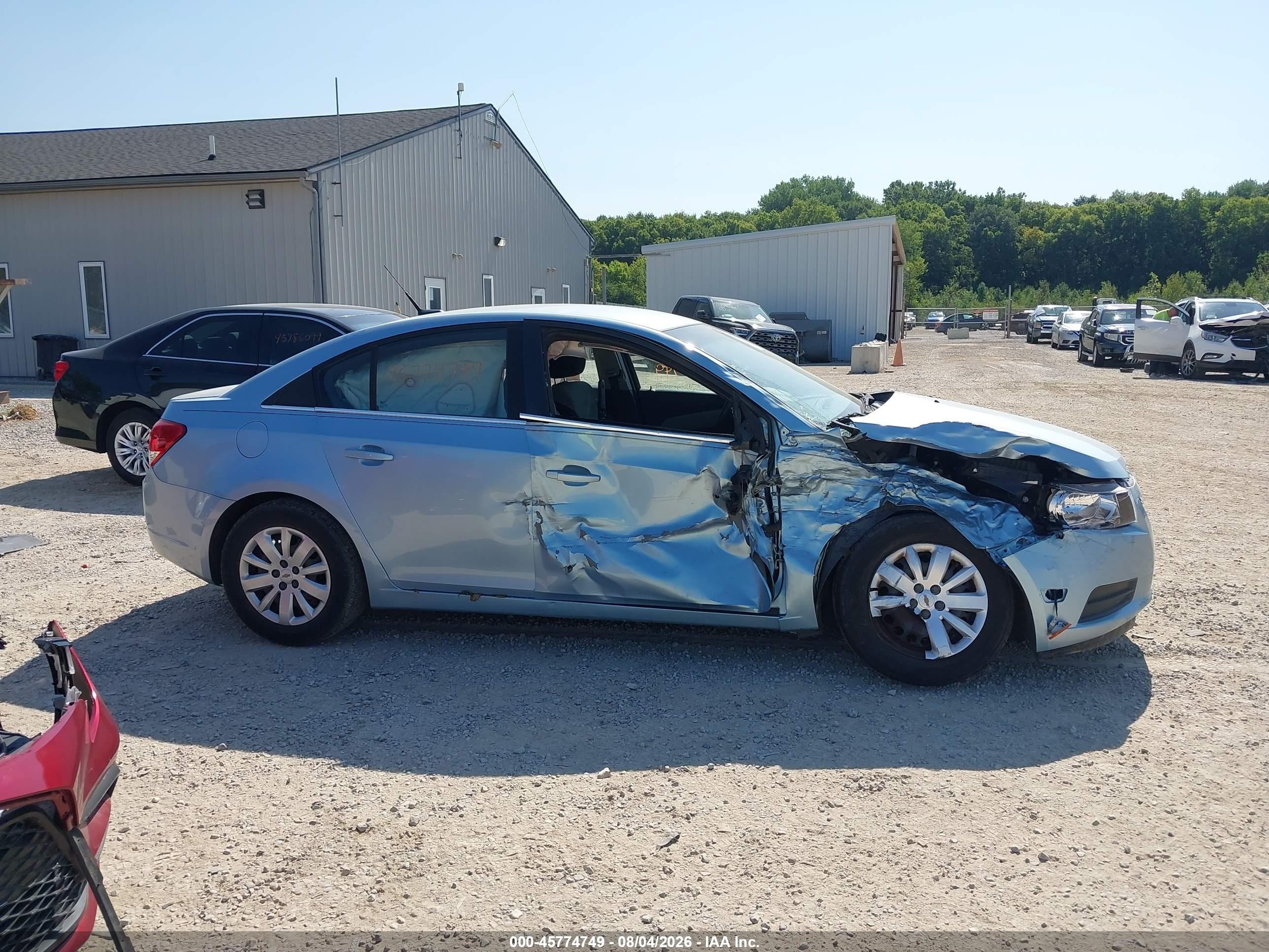 2011 Chevrolet Cruze Ls Blue vin: 1G1PC5SH6B7229307
