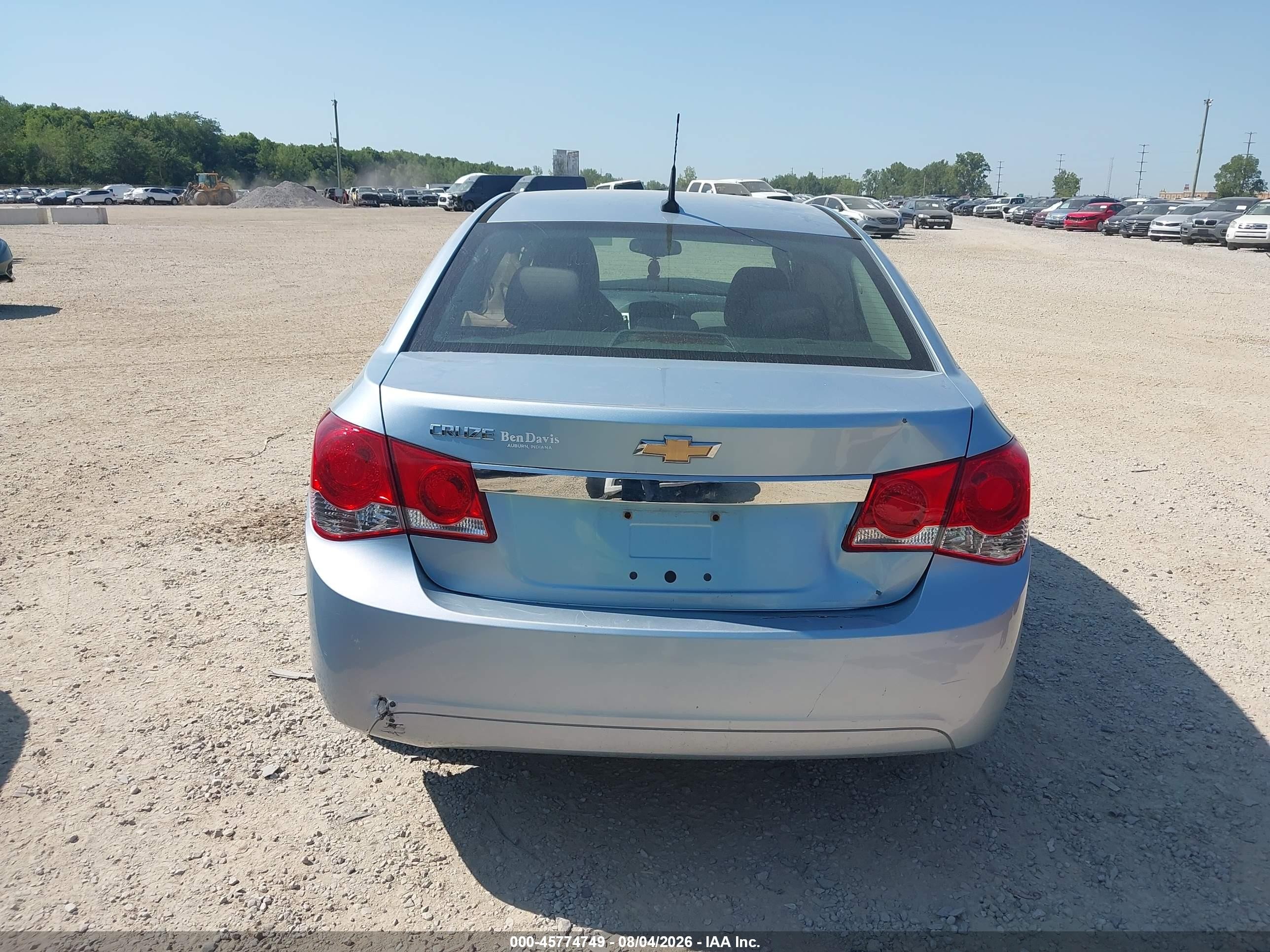 2011 Chevrolet Cruze Ls Blue vin: 1G1PC5SH6B7229307