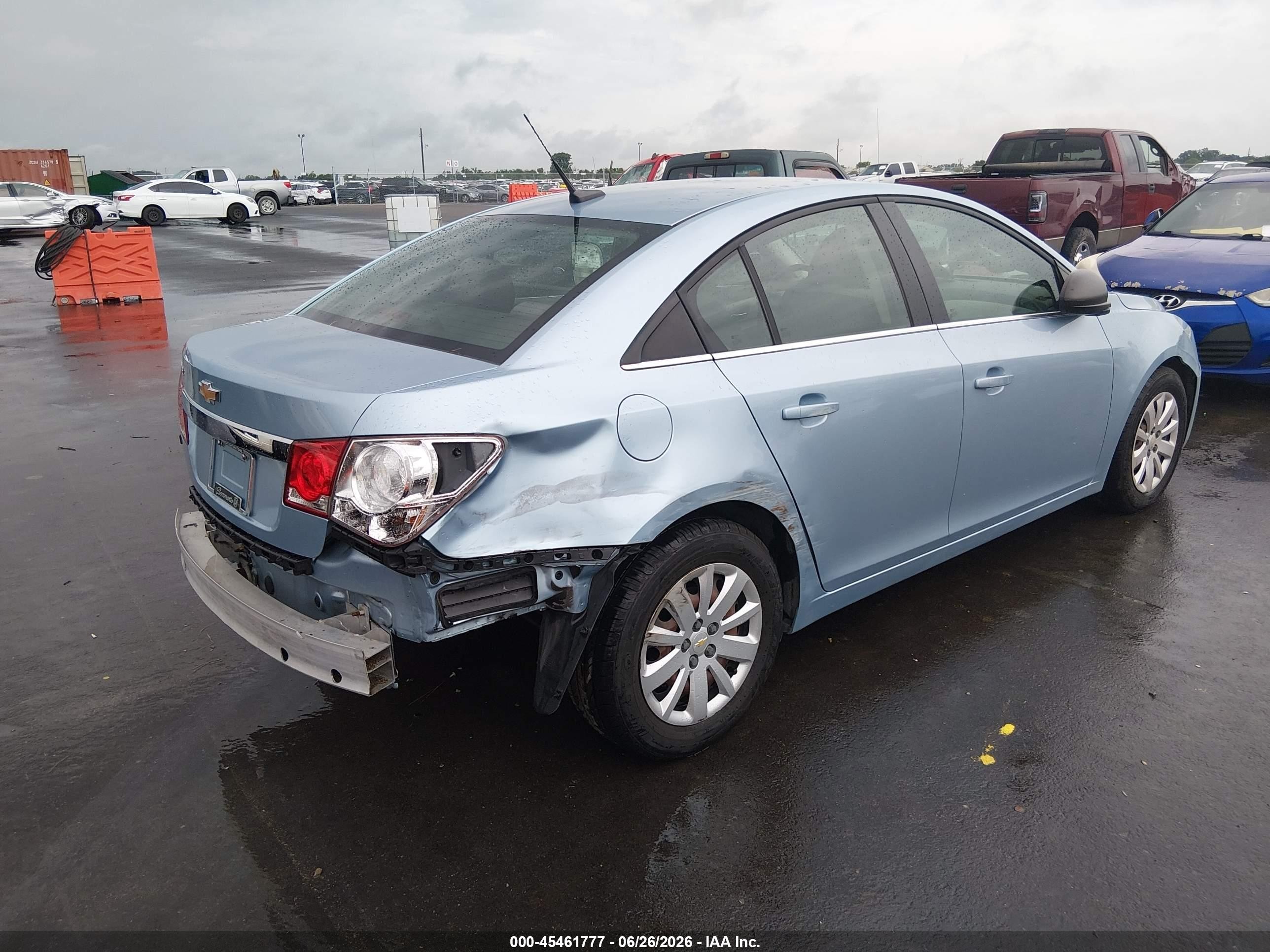 2011 Chevrolet Cruze Ls Blue vin: 1G1PC5SH6B7268317