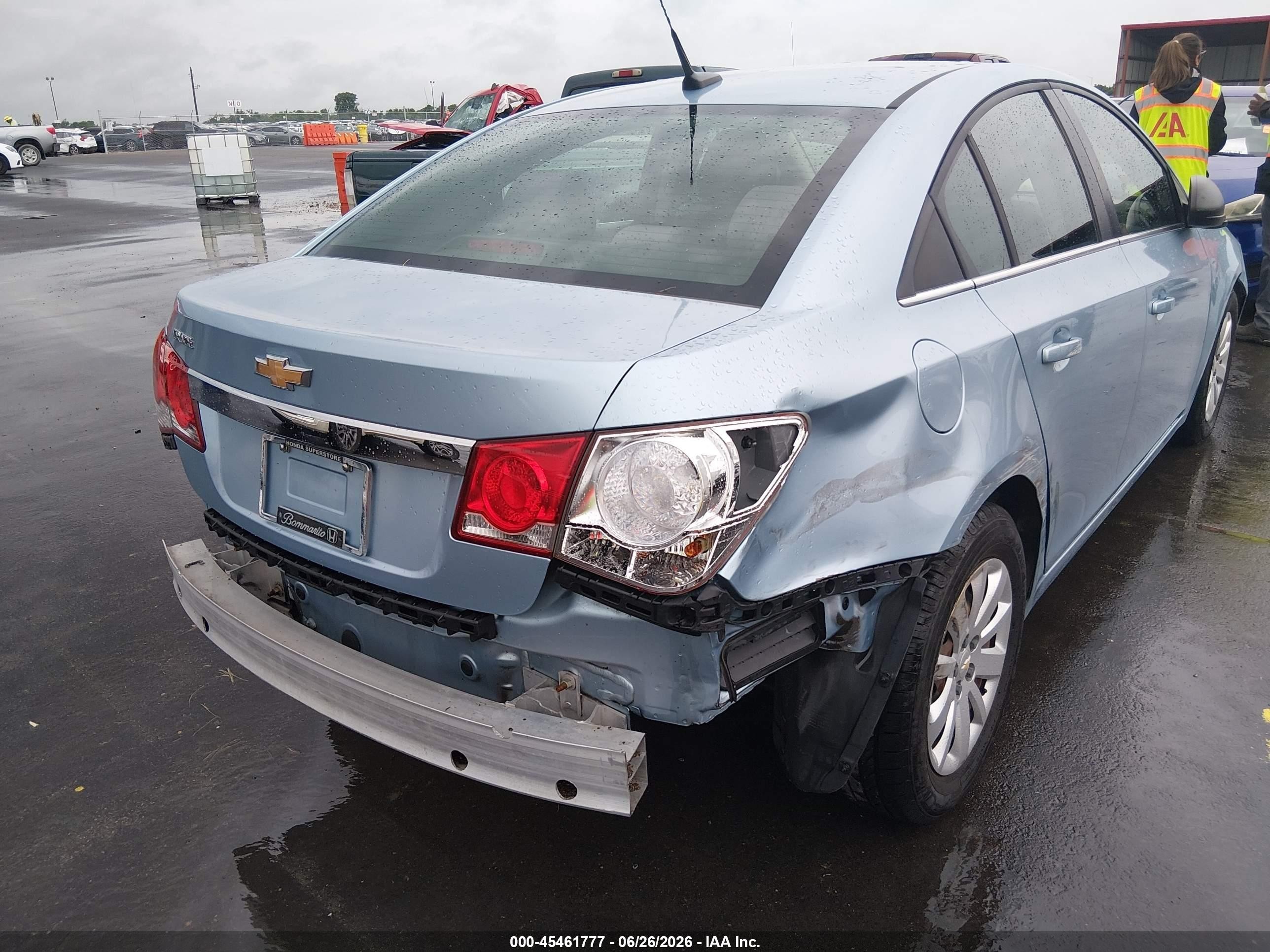 2011 Chevrolet Cruze Ls Blue vin: 1G1PC5SH6B7268317