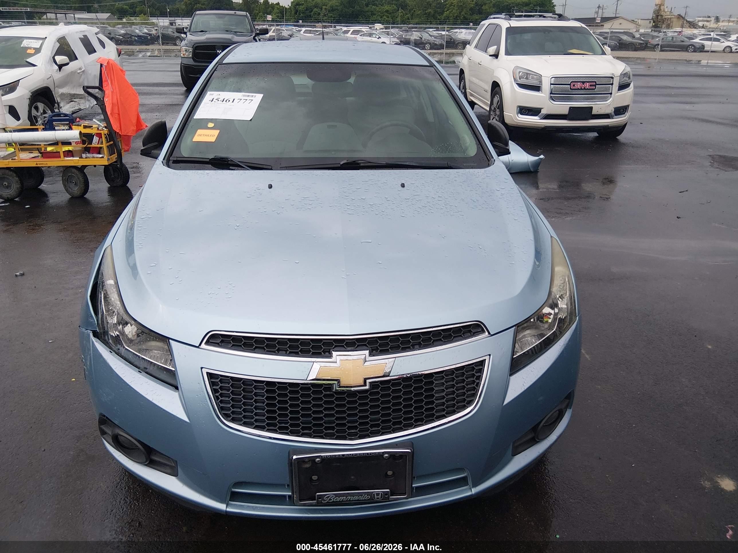 2011 Chevrolet Cruze Ls Blue vin: 1G1PC5SH6B7268317