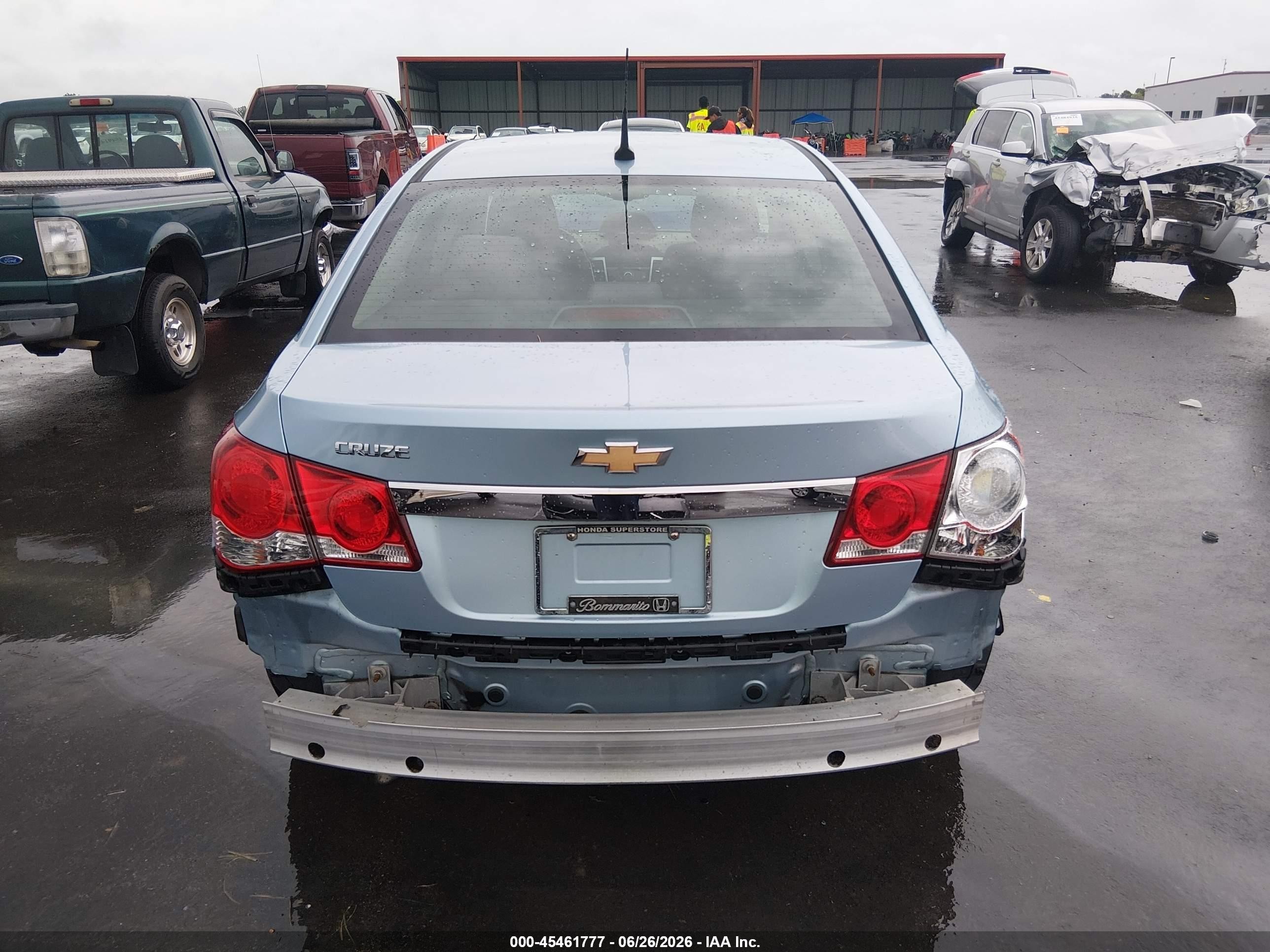 2011 Chevrolet Cruze Ls Blue vin: 1G1PC5SH6B7268317