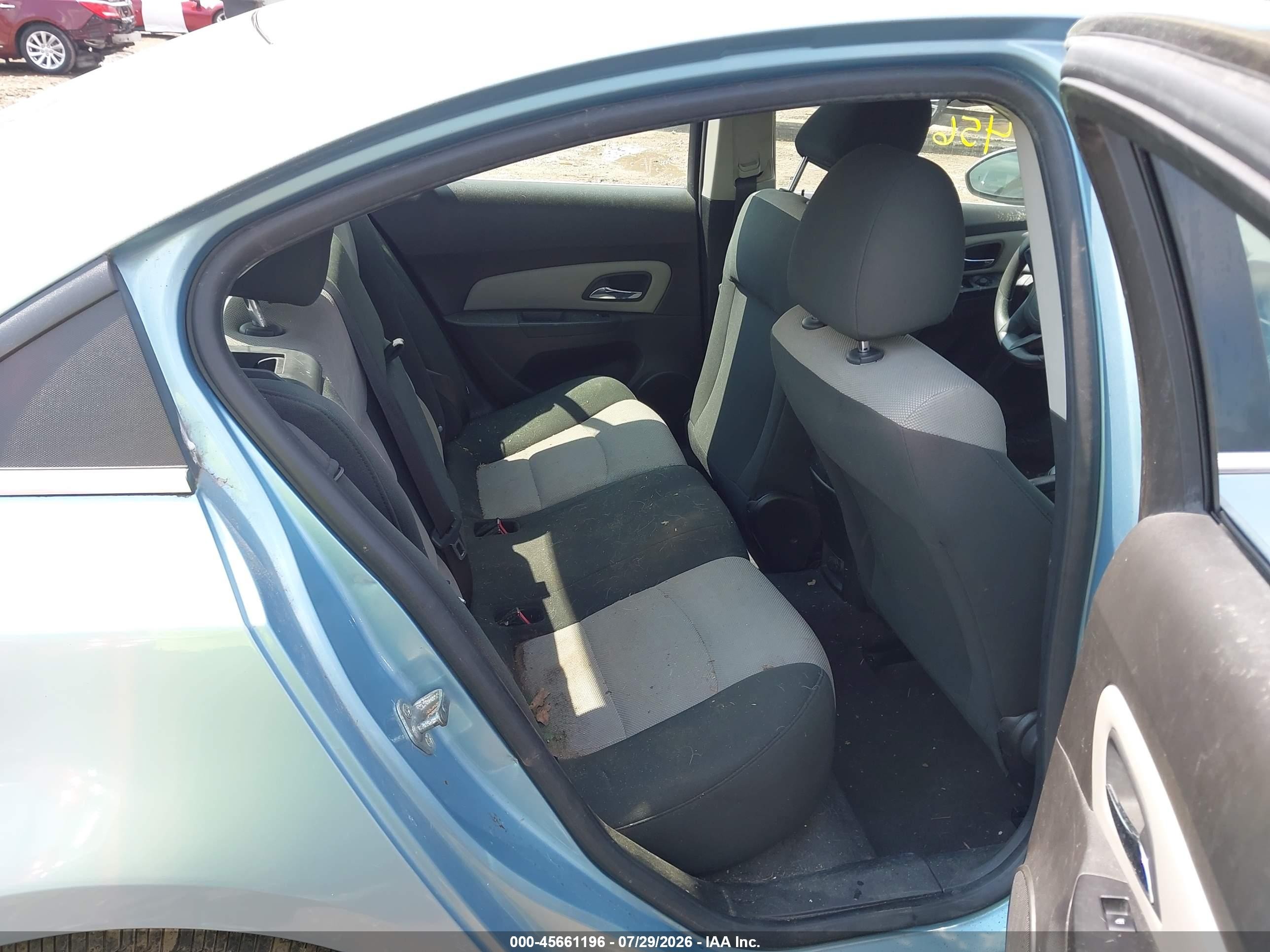 2012 Chevrolet Cruze Ls Light Blue vin: 1G1PC5SH6C7151743