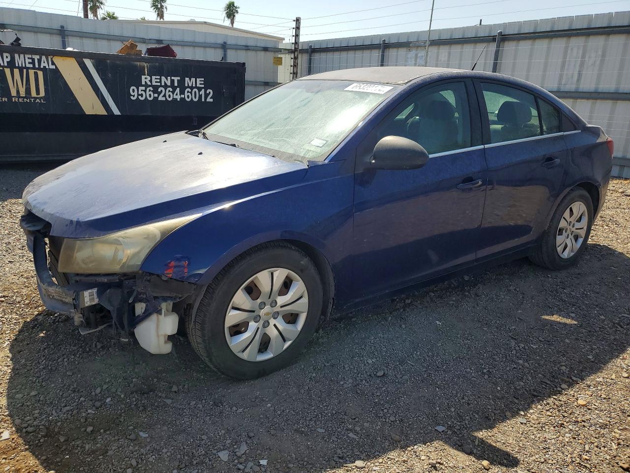 2012 Chevrolet Cruze Ls Blue vin: 1G1PC5SH6C7187304