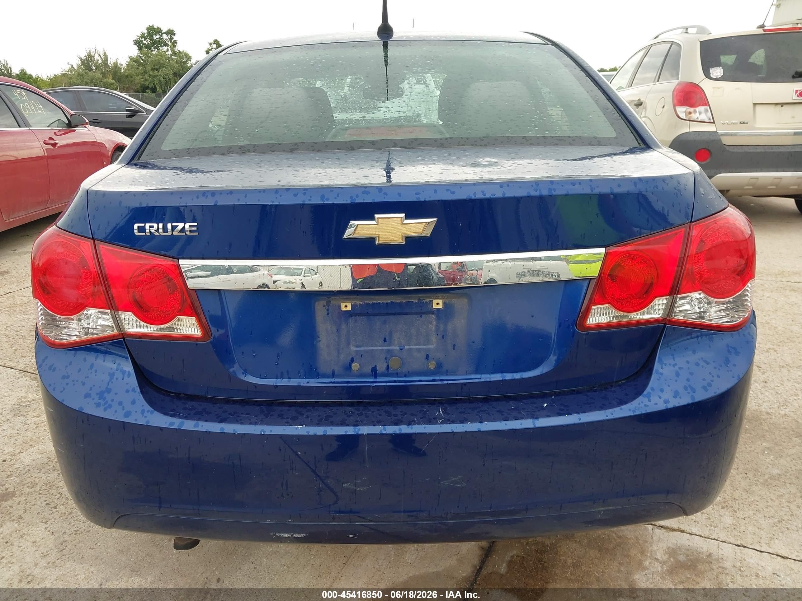 2012 Chevrolet Cruze Ls Синий vin: 1G1PC5SH6C7206238
