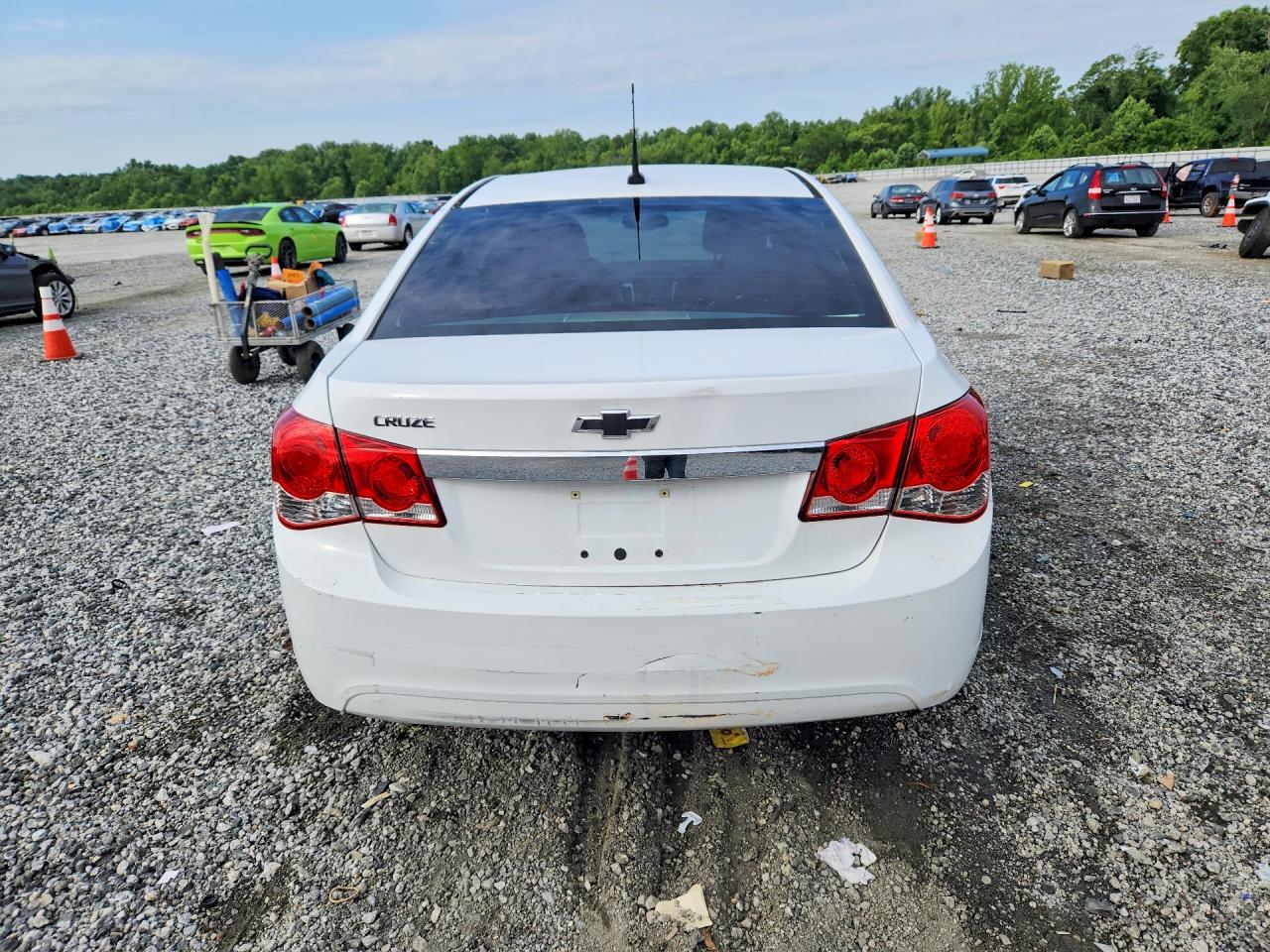 2012 Chevrolet Cruze Ls White vin: 1G1PC5SH6C7245394