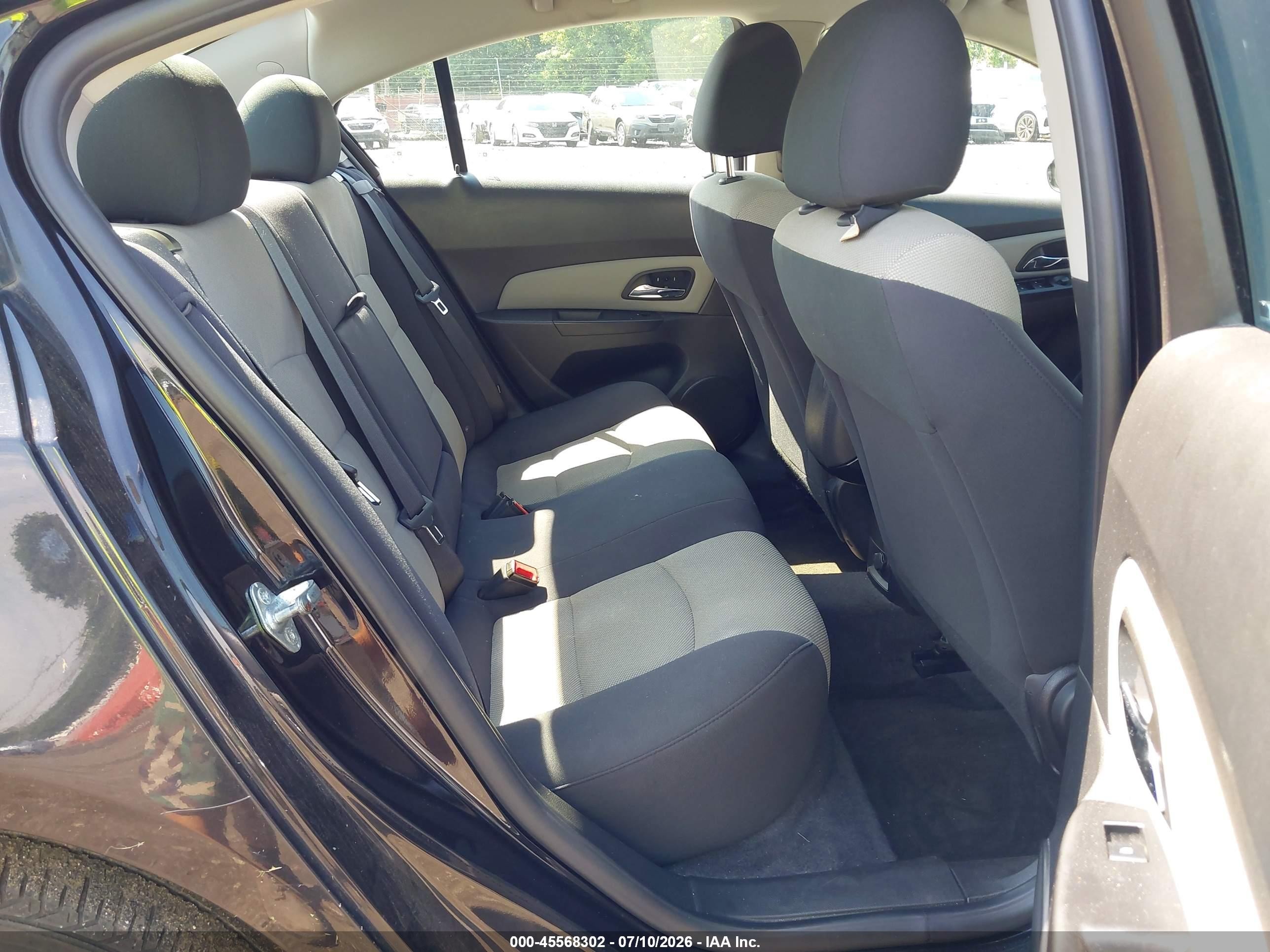 2012 Chevrolet Cruze Ls Black vin: 1G1PC5SH6C7263703