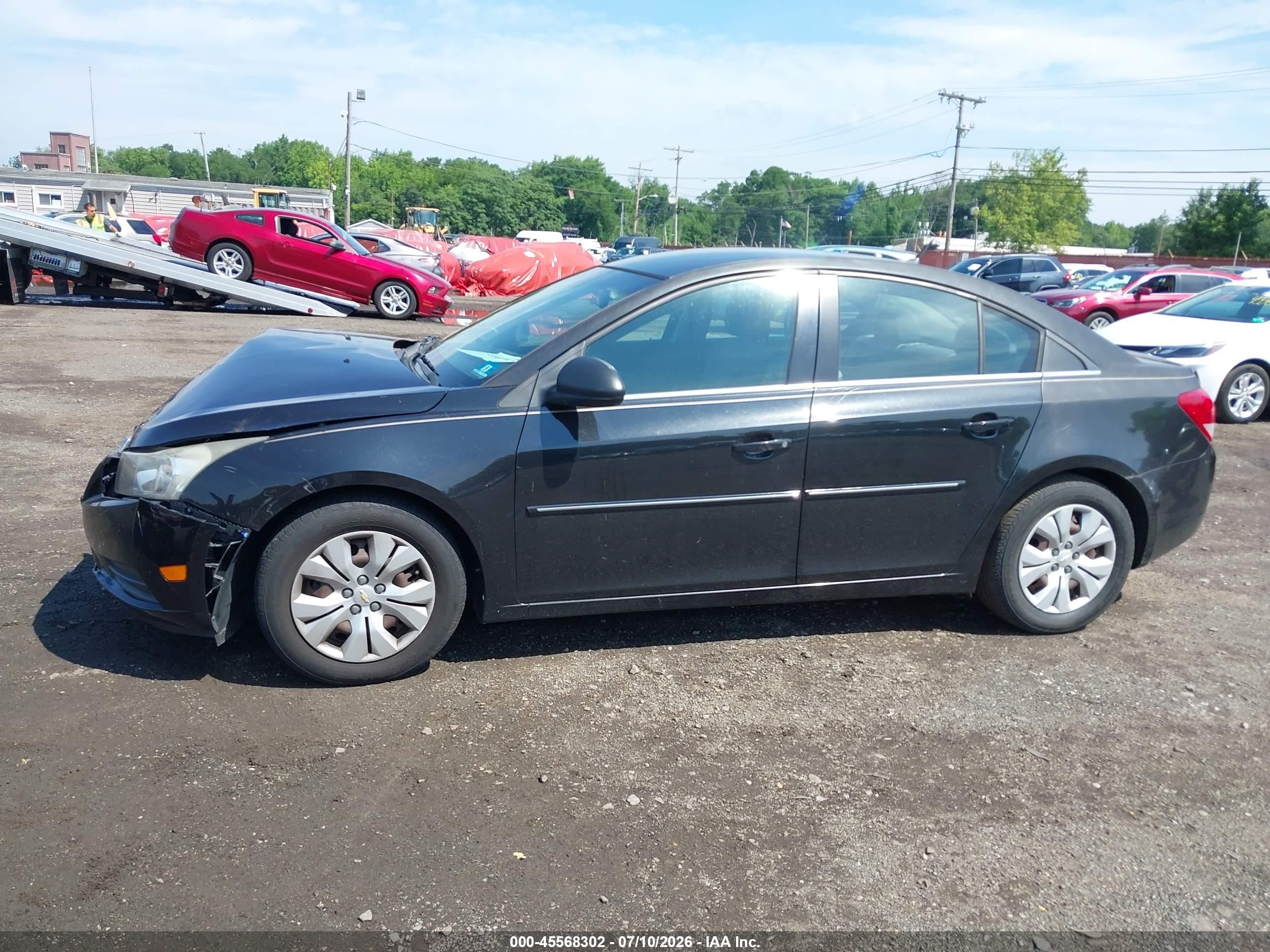 2012 Chevrolet Cruze Ls Black vin: 1G1PC5SH6C7263703