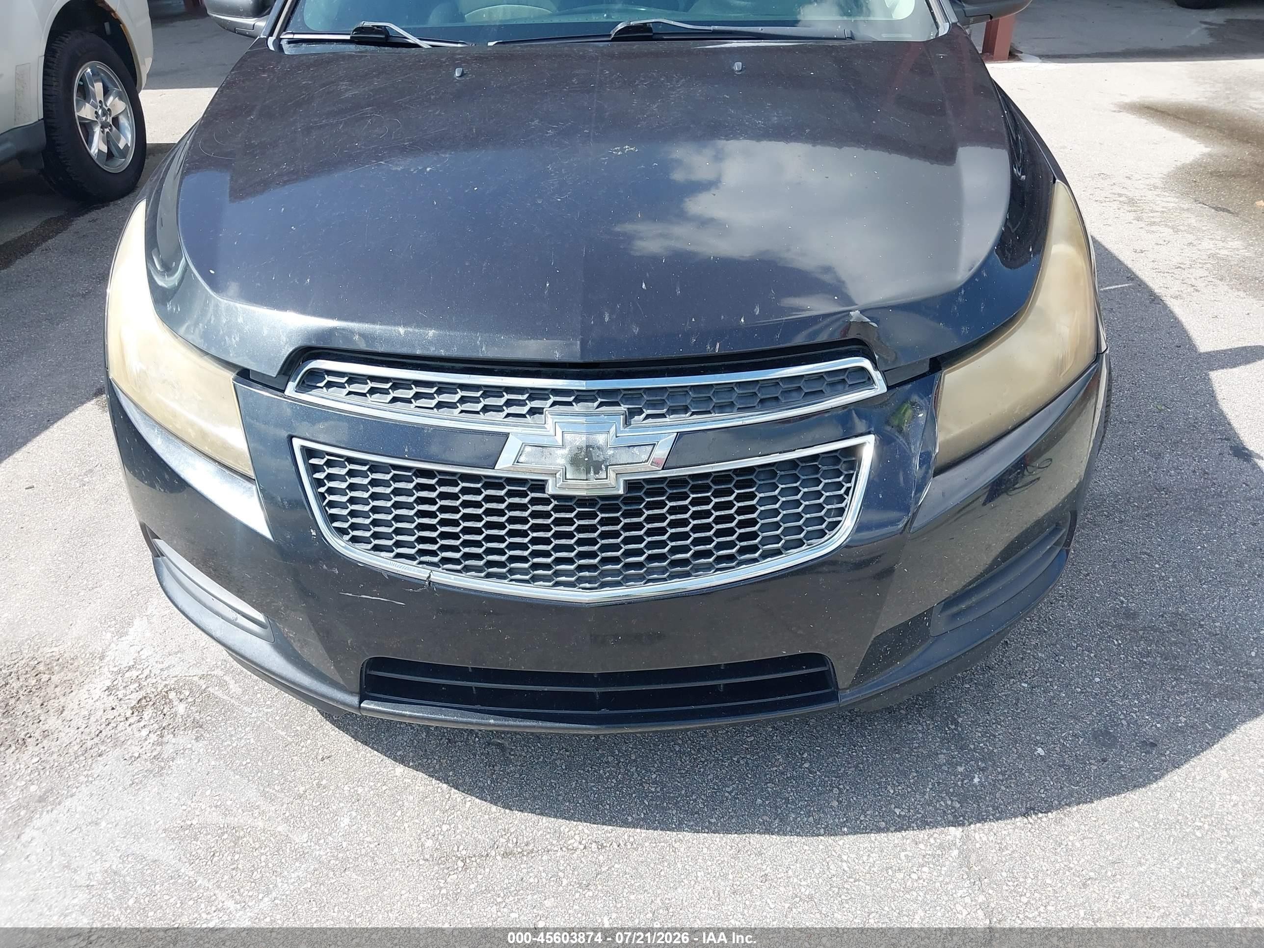 2012 Chevrolet Cruze Ls Black vin: 1G1PC5SH6C7287158