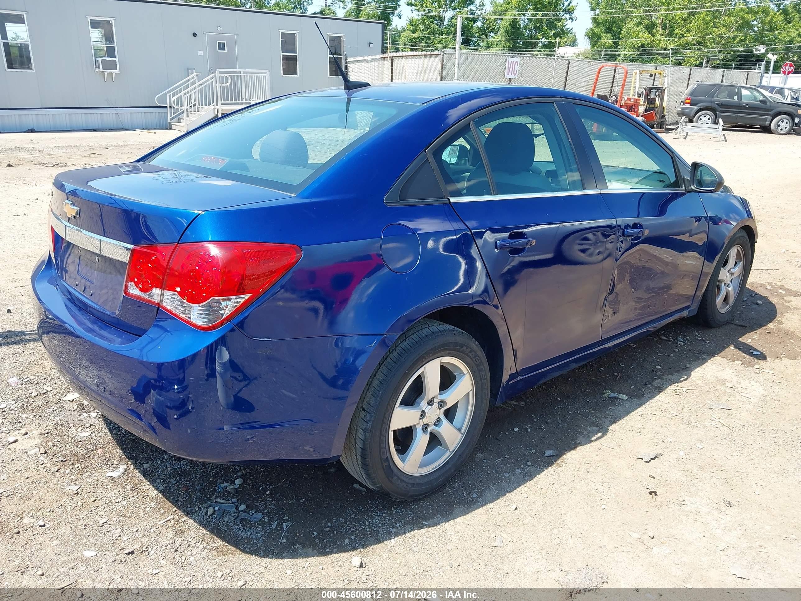 2012 Chevrolet Cruze Ls Blue vin: 1G1PC5SH6C7289976