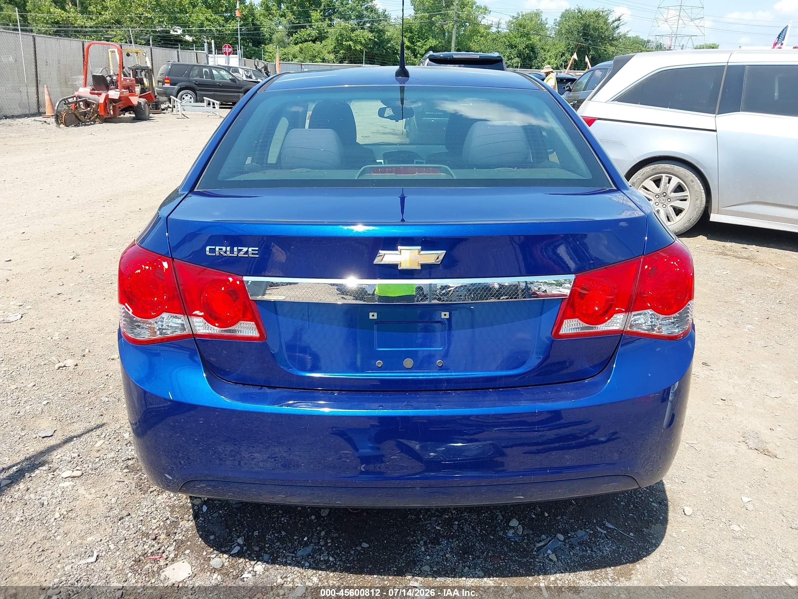 2012 Chevrolet Cruze Ls Blue vin: 1G1PC5SH6C7289976