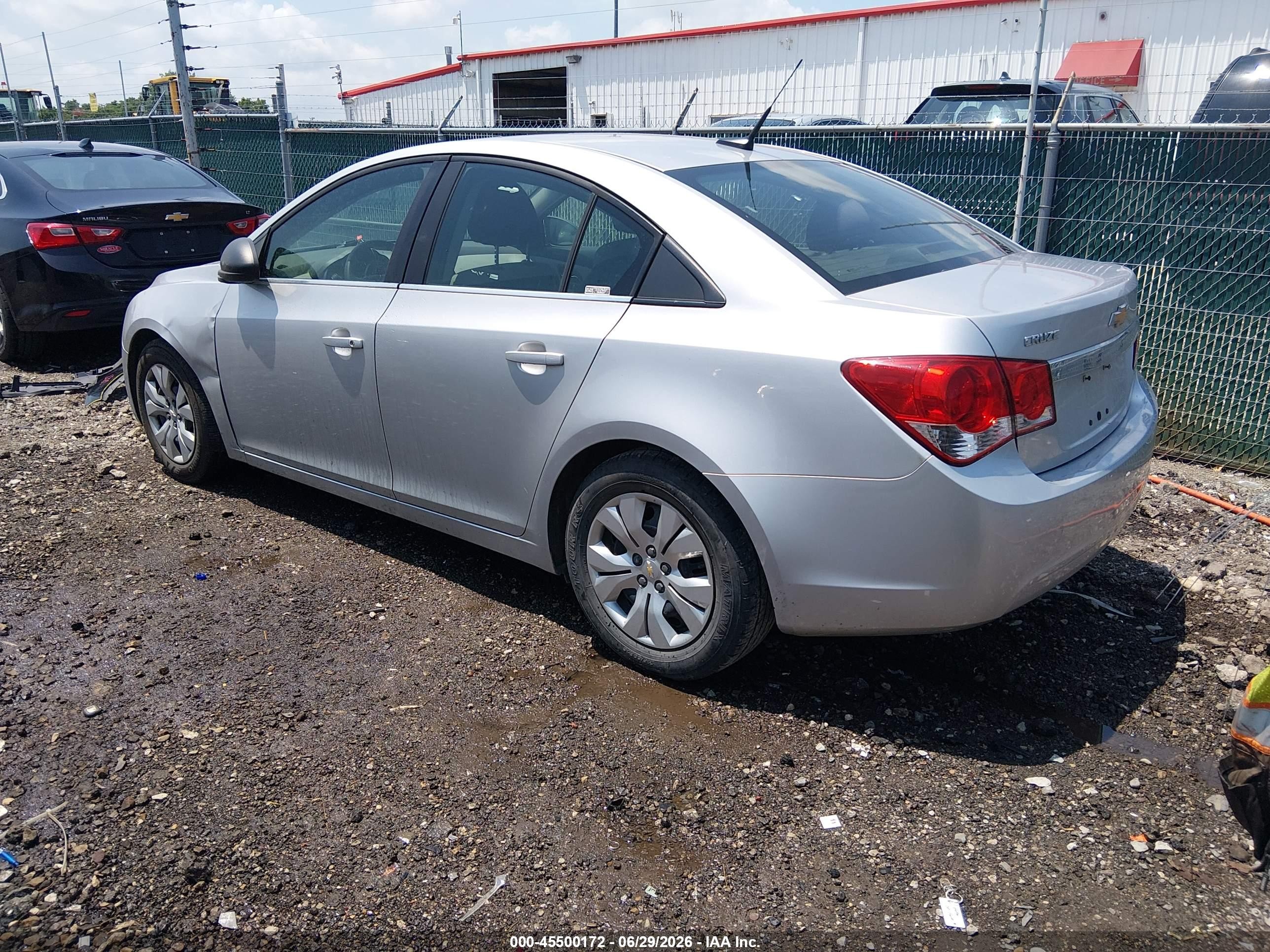 2012 Chevrolet Cruze Ls Silver vin: 1G1PC5SH6C7355412