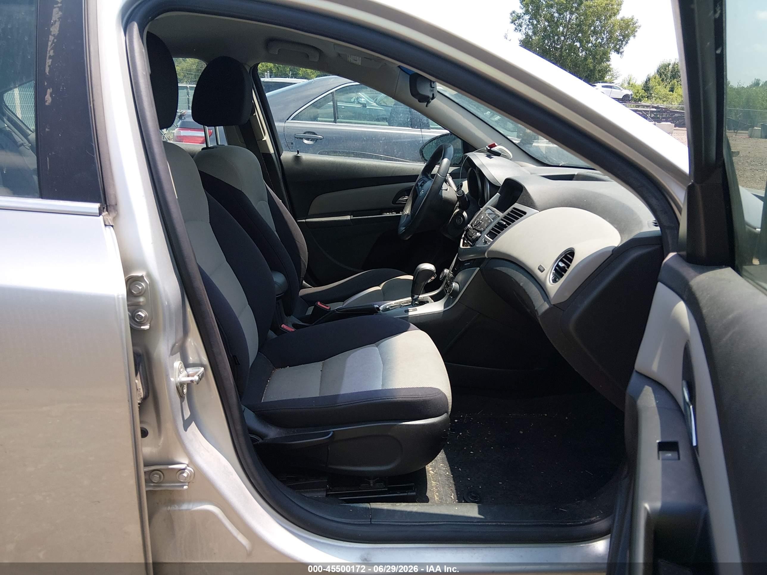 2012 Chevrolet Cruze Ls Silver vin: 1G1PC5SH6C7355412