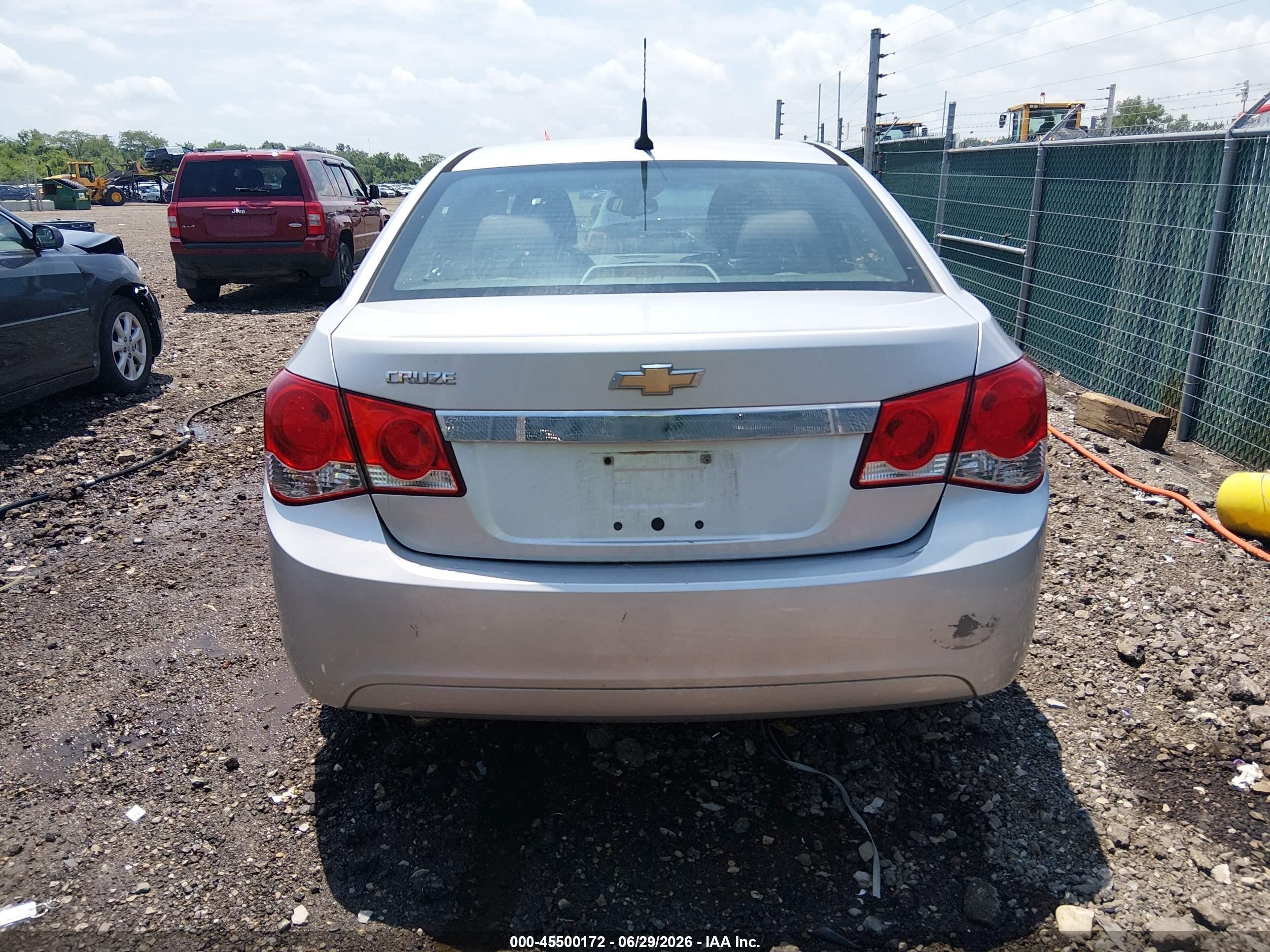 2012 Chevrolet Cruze Ls Silver vin: 1G1PC5SH6C7355412