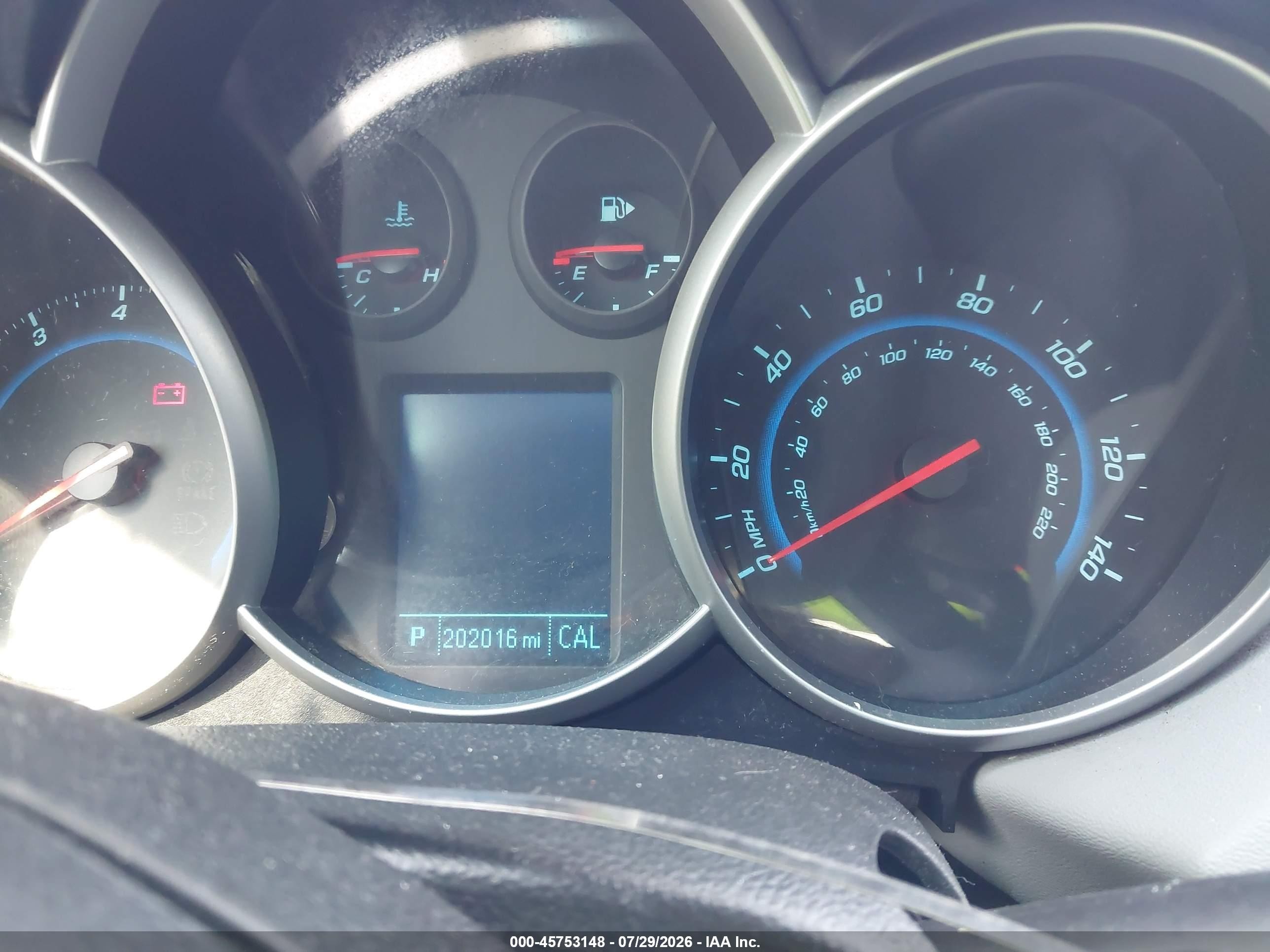 2012 Chevrolet Cruze Ls Blue vin: 1G1PC5SH6C7375496