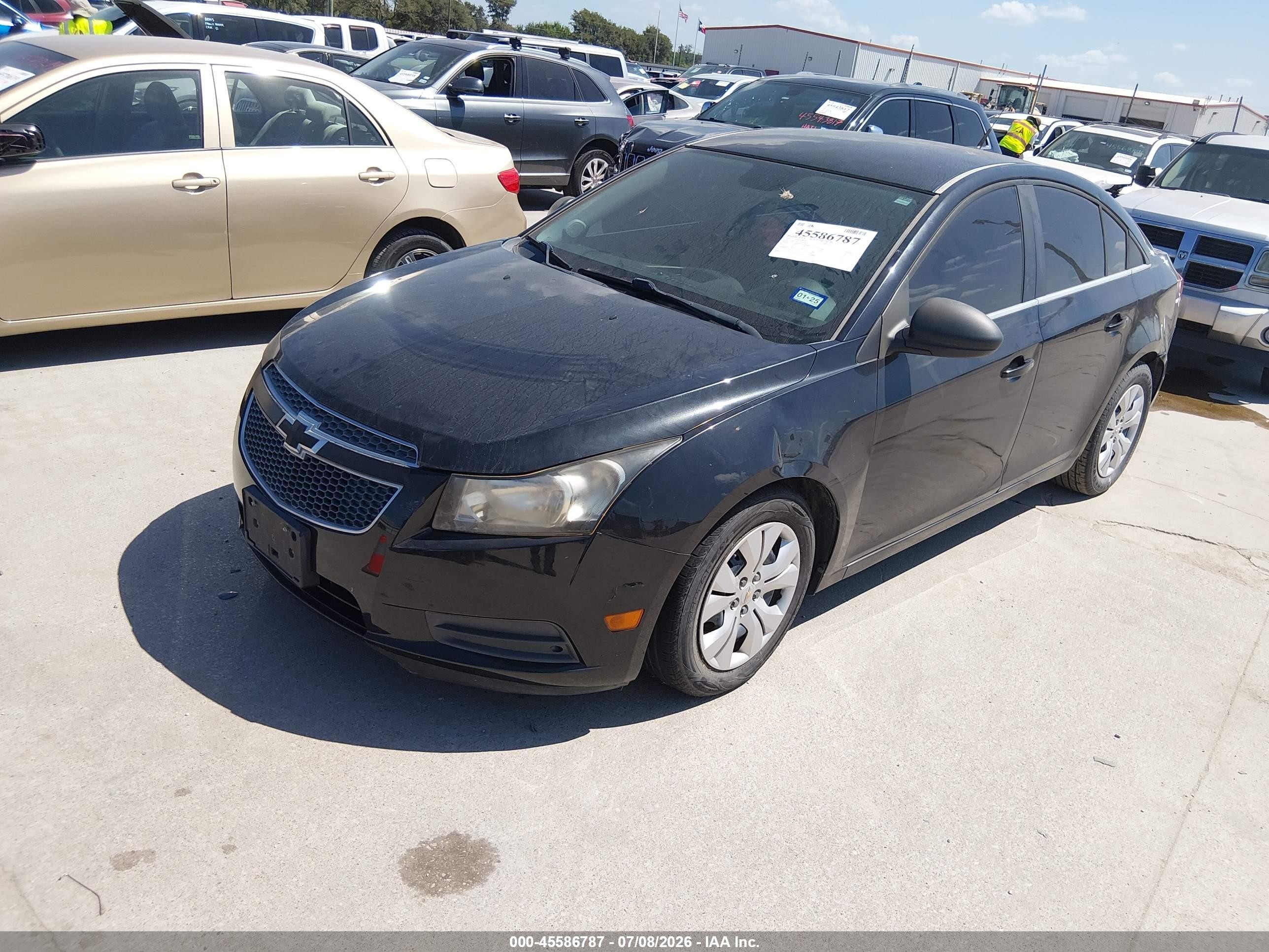 2012 Chevrolet Cruze Ls Черный vin: 1G1PC5SH6C7379175