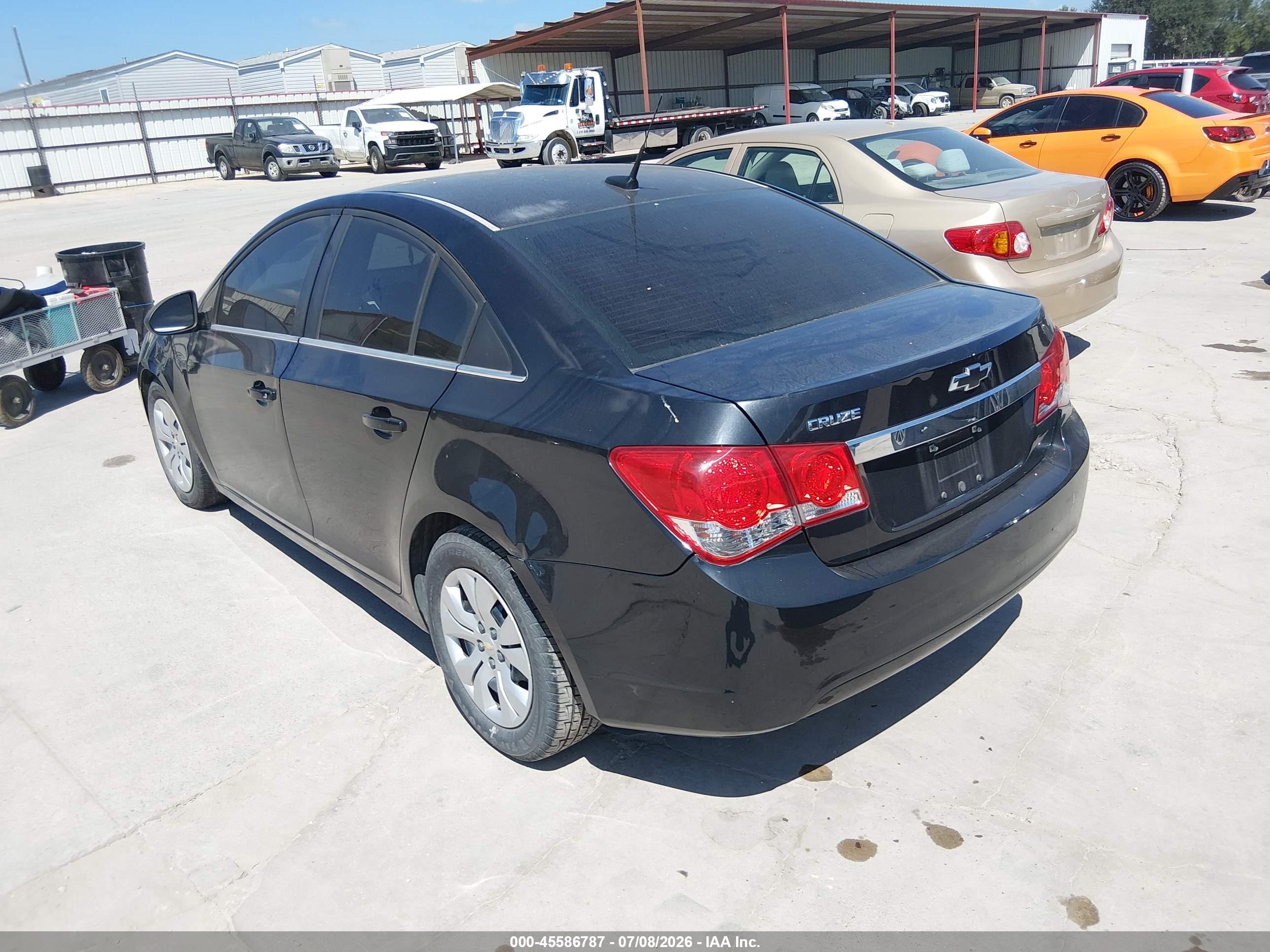 2012 Chevrolet Cruze Ls Черный vin: 1G1PC5SH6C7379175