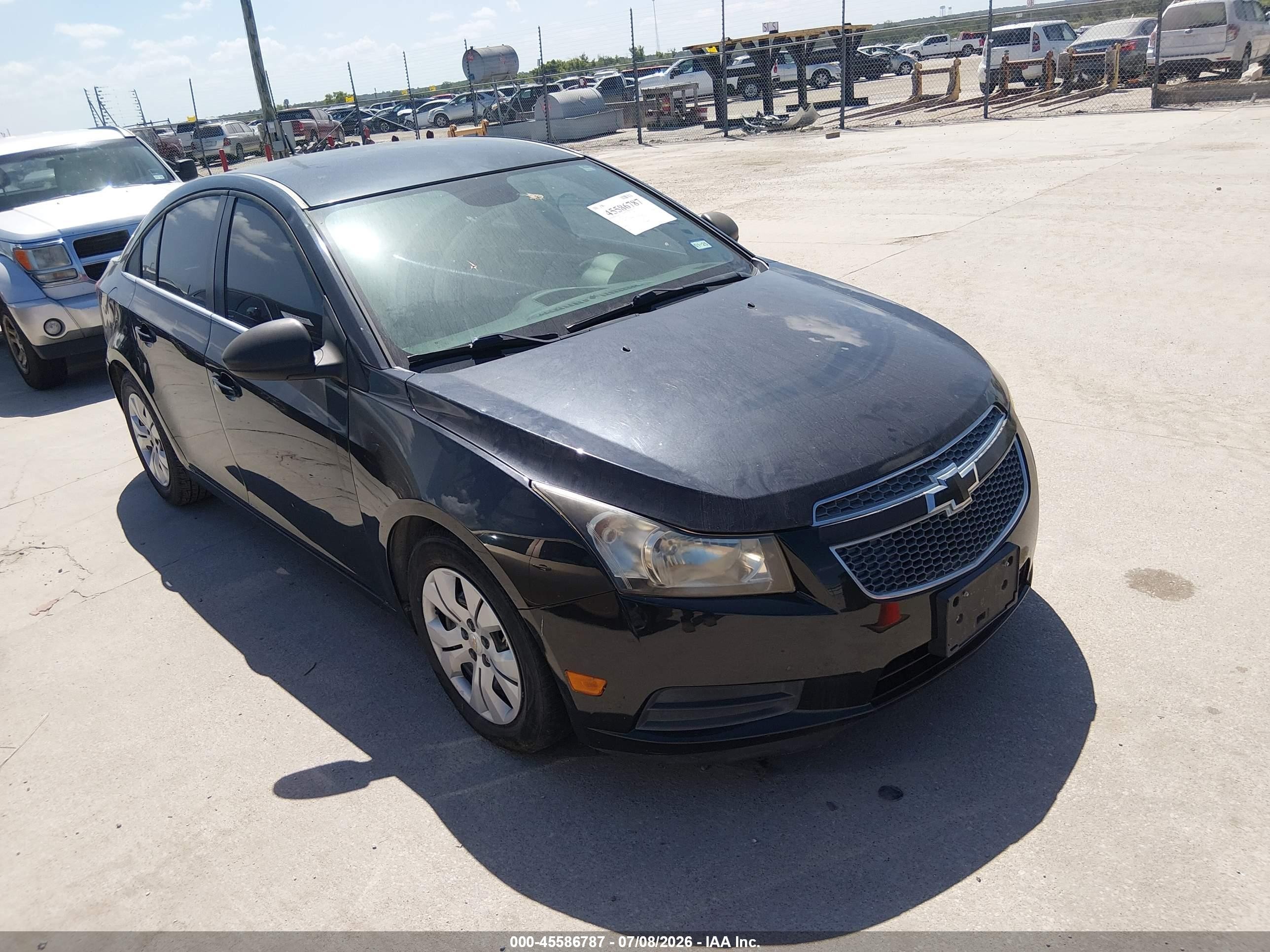 2012 Chevrolet Cruze Ls Черный vin: 1G1PC5SH6C7379175