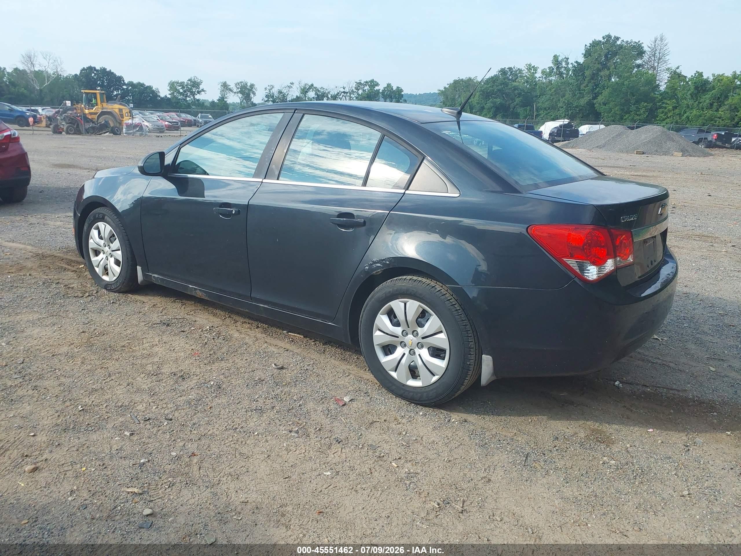 2012 Chevrolet Cruze Ls Black vin: 1G1PC5SH6C7387440