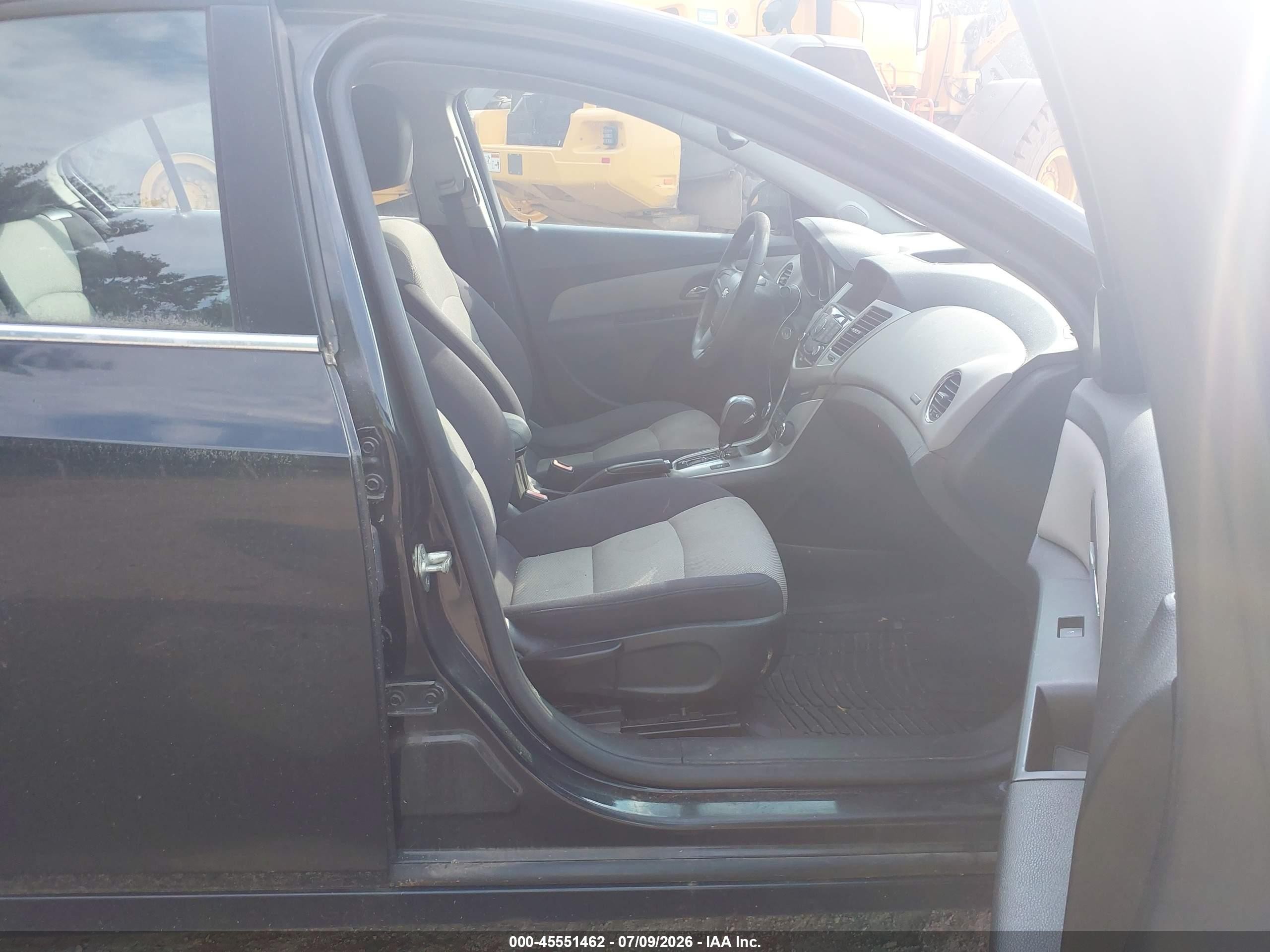 2012 Chevrolet Cruze Ls Black vin: 1G1PC5SH6C7387440
