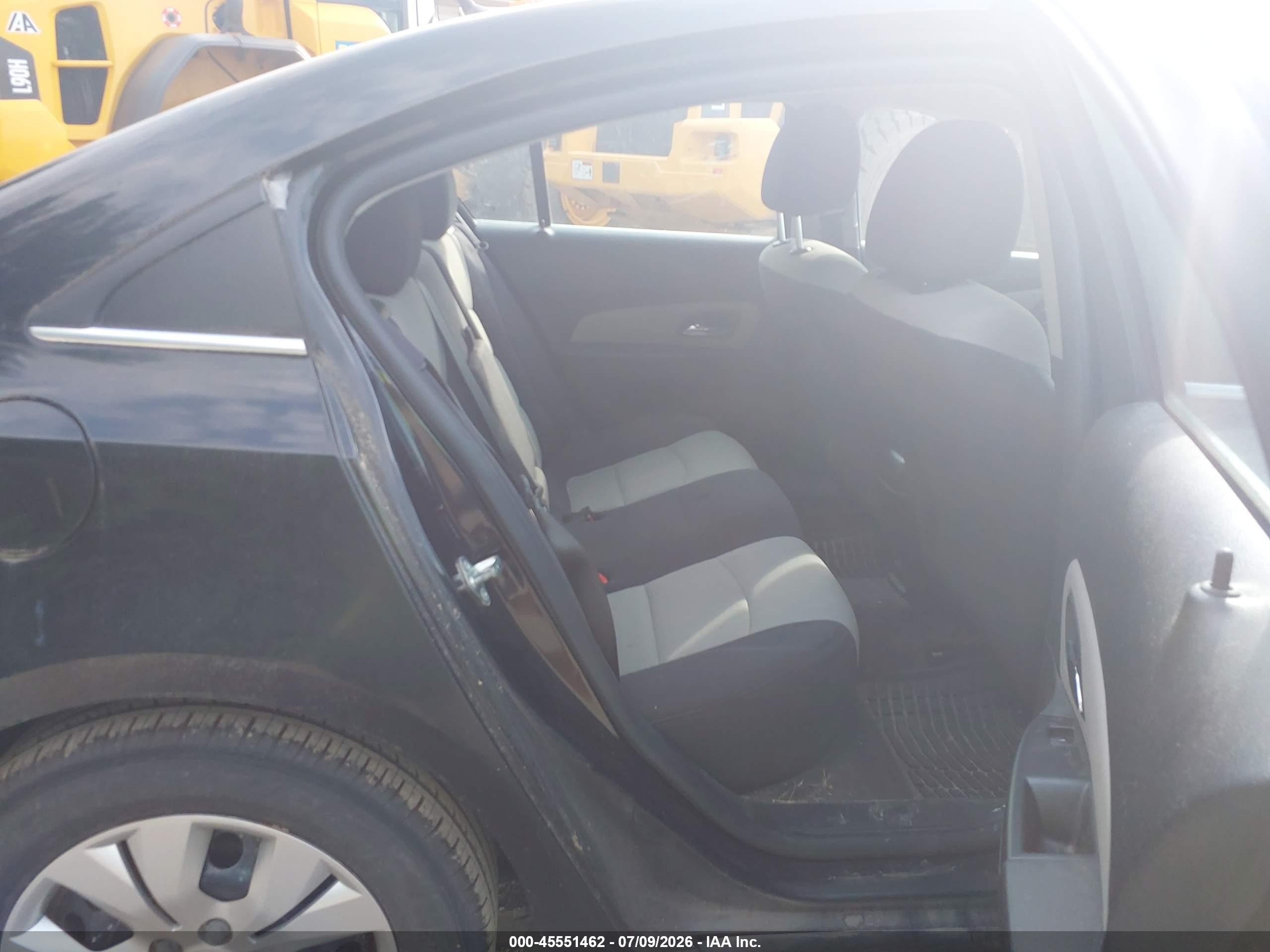 2012 Chevrolet Cruze Ls Black vin: 1G1PC5SH6C7387440