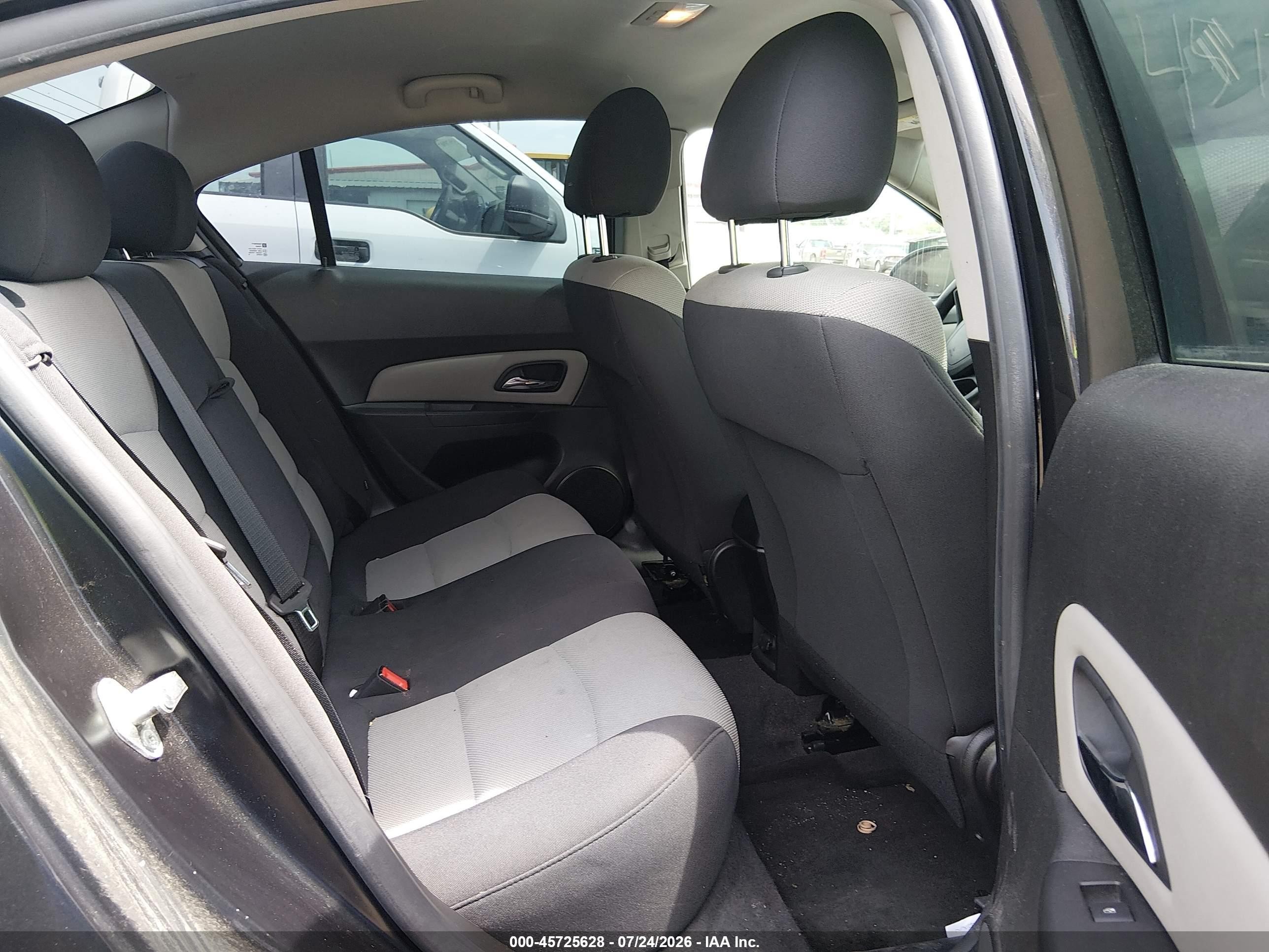 2012 Chevrolet Cruze Ls Black vin: 1G1PC5SH6C7403426