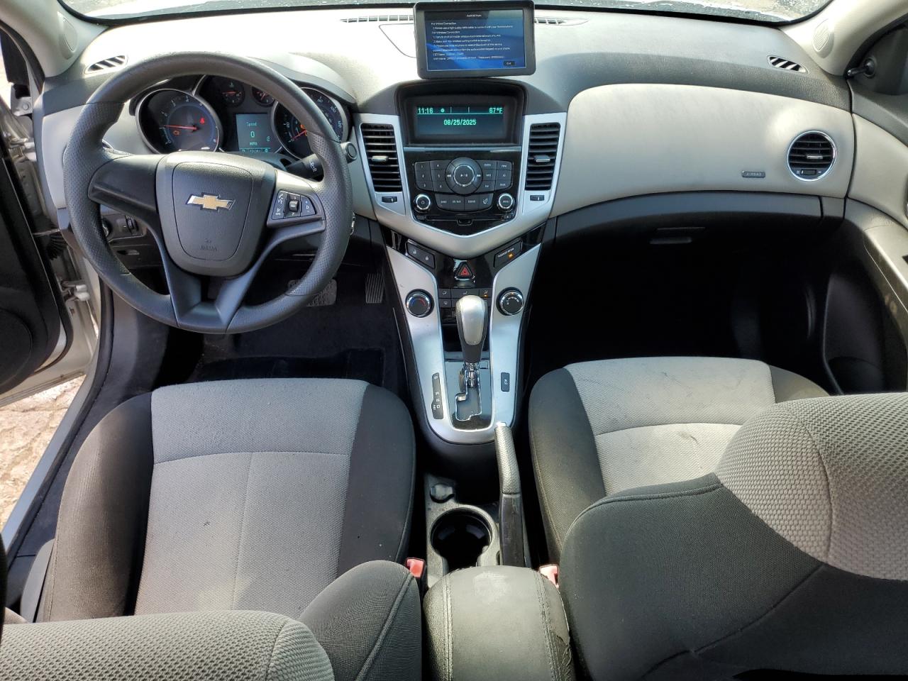 2011 Chevrolet Cruze Ls Silver vin: 1G1PC5SH7B7140538