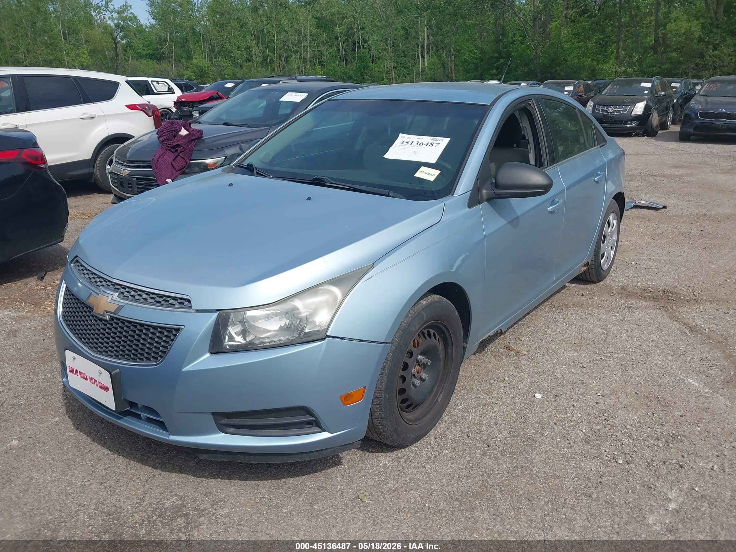 2011 Chevrolet Cruze Ls Синий vin: 1G1PC5SH7B7188993
