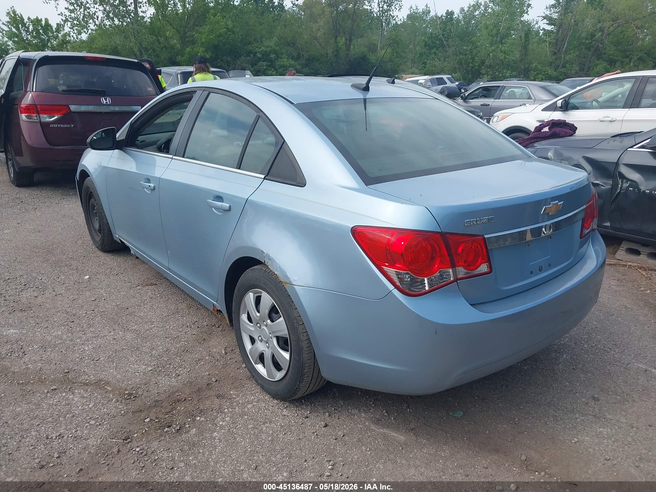 2011 Chevrolet Cruze Ls Синий vin: 1G1PC5SH7B7188993