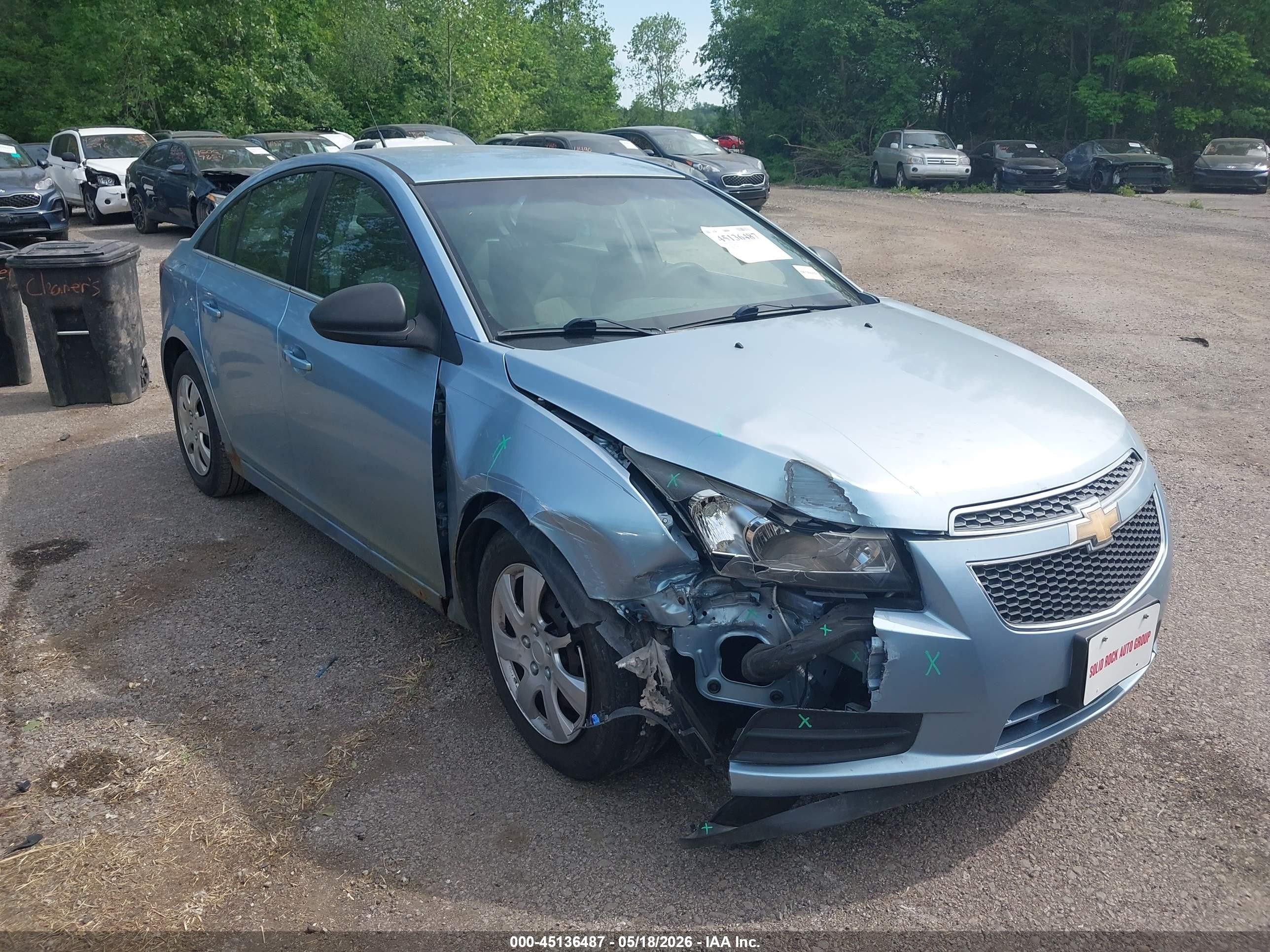 2011 Chevrolet Cruze Ls Синий vin: 1G1PC5SH7B7188993