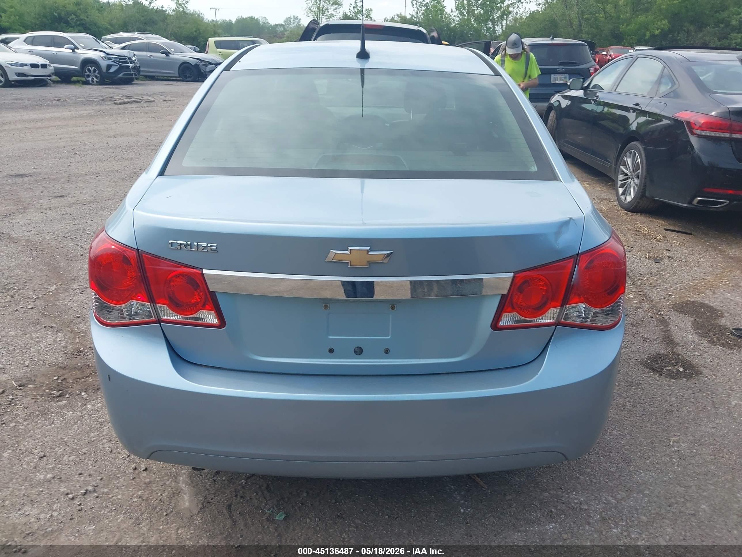 2011 Chevrolet Cruze Ls Синий vin: 1G1PC5SH7B7188993