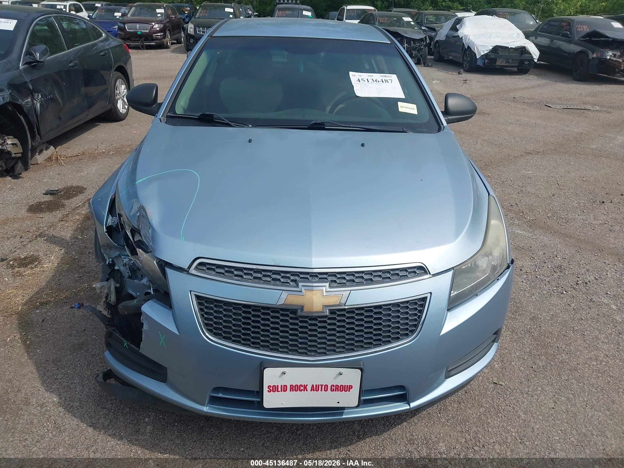 2011 Chevrolet Cruze Ls Синий vin: 1G1PC5SH7B7188993