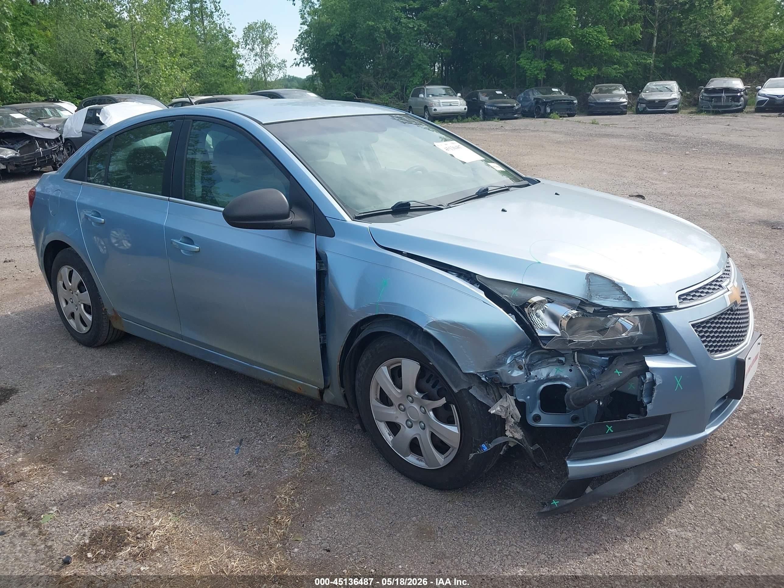 2011 Chevrolet Cruze Ls Синий vin: 1G1PC5SH7B7188993