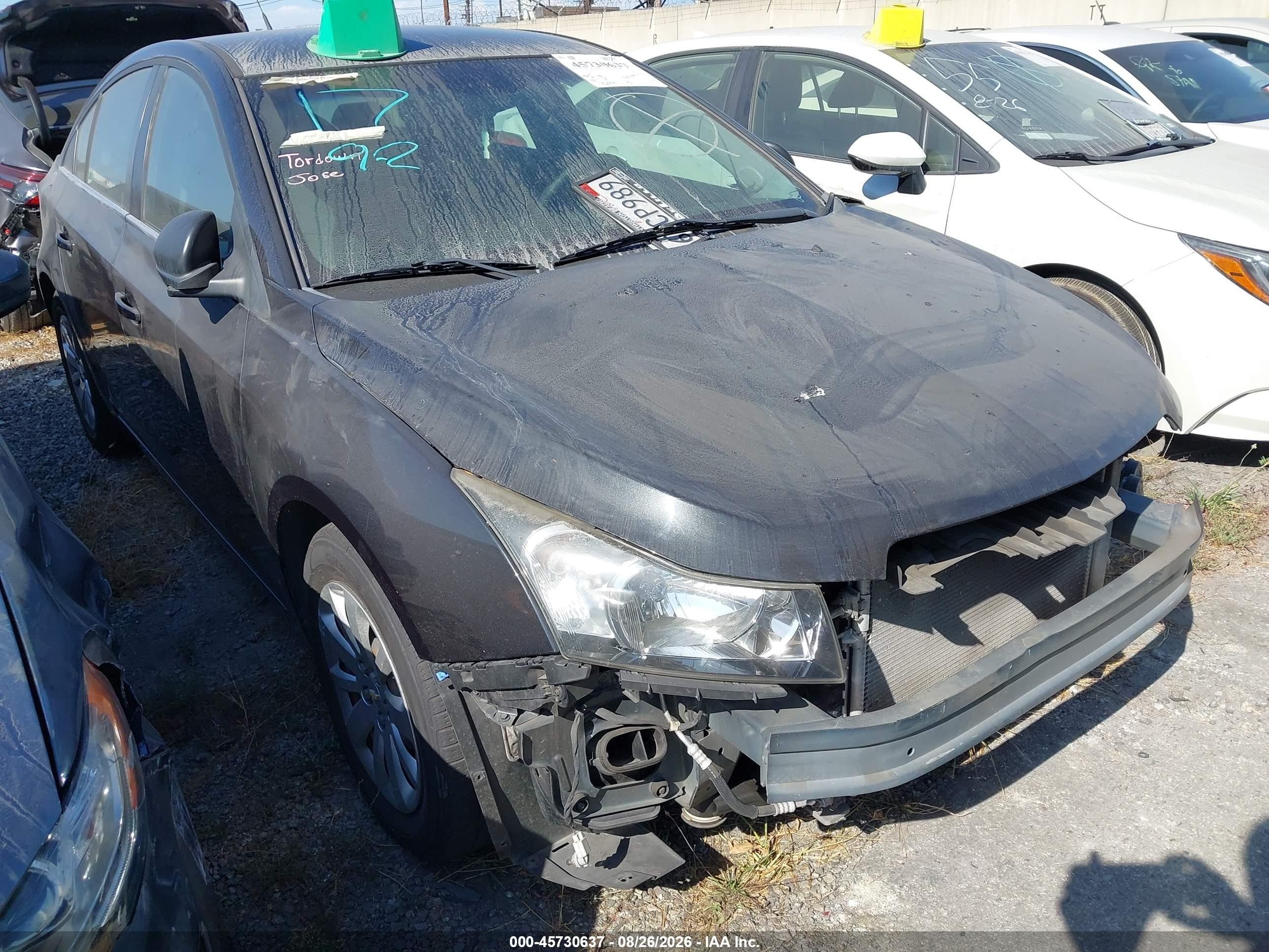 2011 Chevrolet Cruze Ls Gray vin: 1G1PC5SH7B7295252