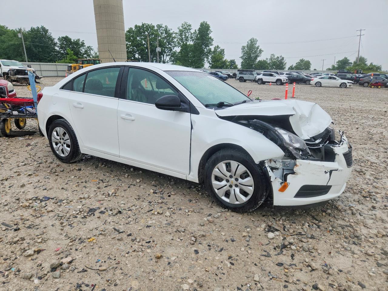 2012 Chevrolet Cruze Ls White vin: 1G1PC5SH7C7159883