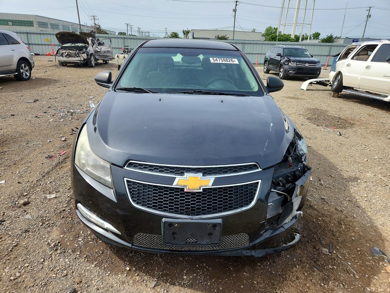 2012 Chevrolet Cruze Ls Black vin: 1G1PC5SH7C7182631