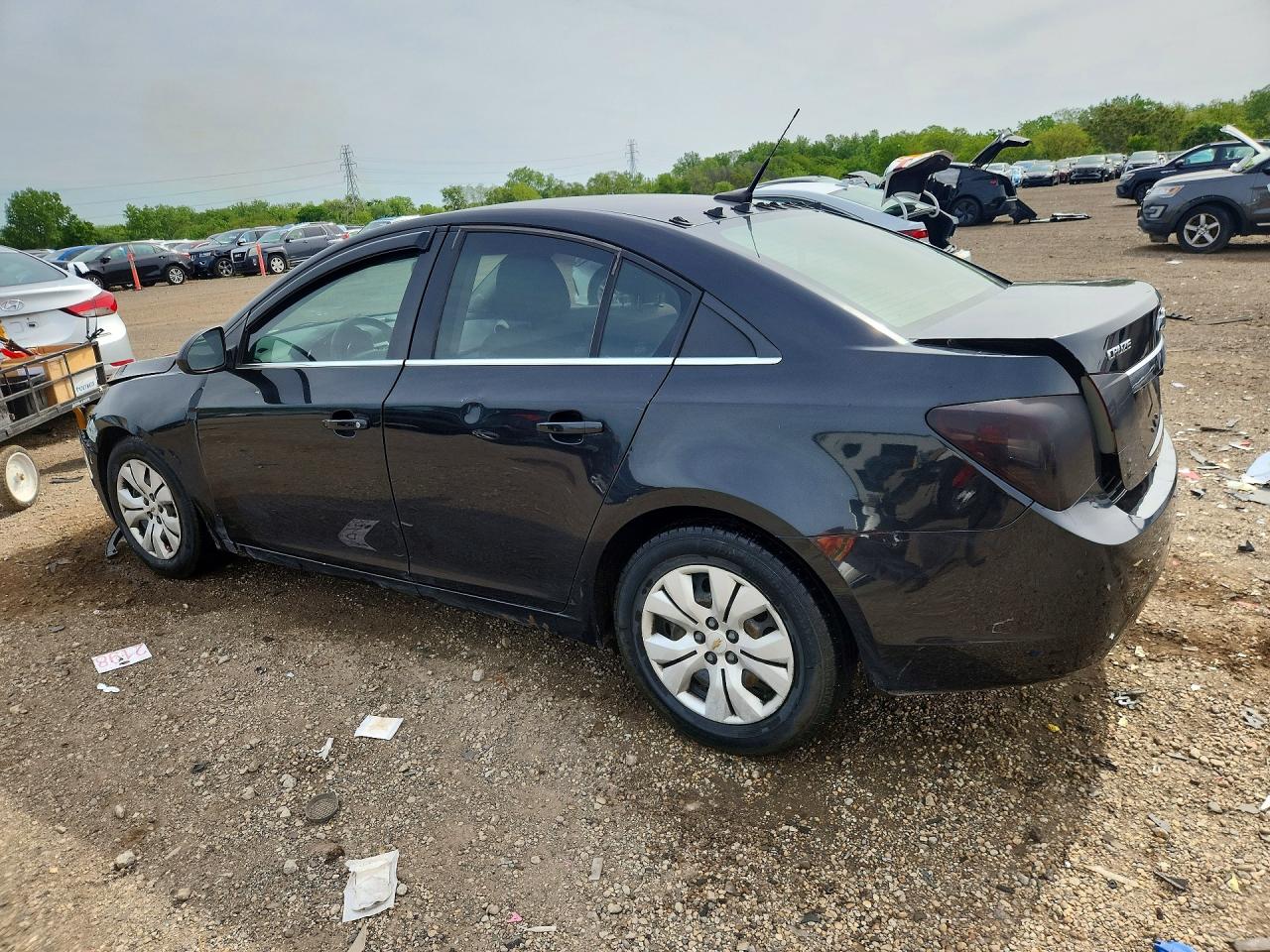 2012 Chevrolet Cruze Ls Black vin: 1G1PC5SH7C7182631