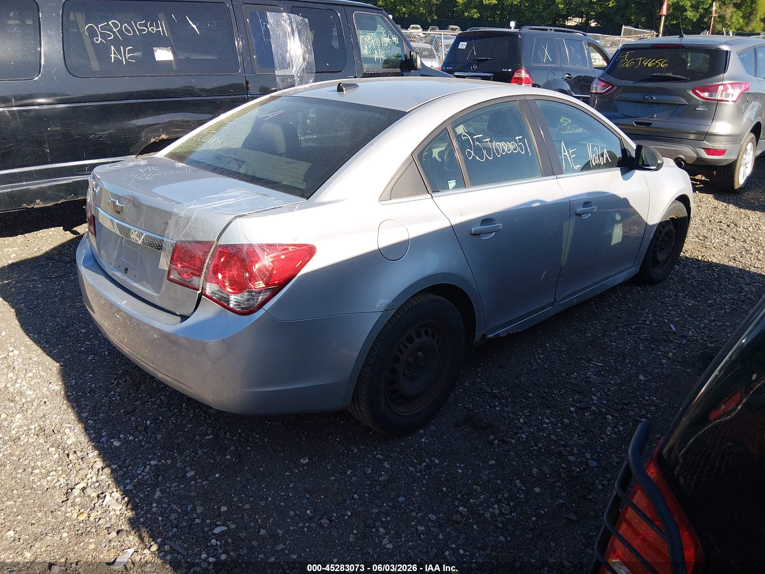 2012 Chevrolet Cruze Ls Gray vin: 1G1PC5SH7C7197355