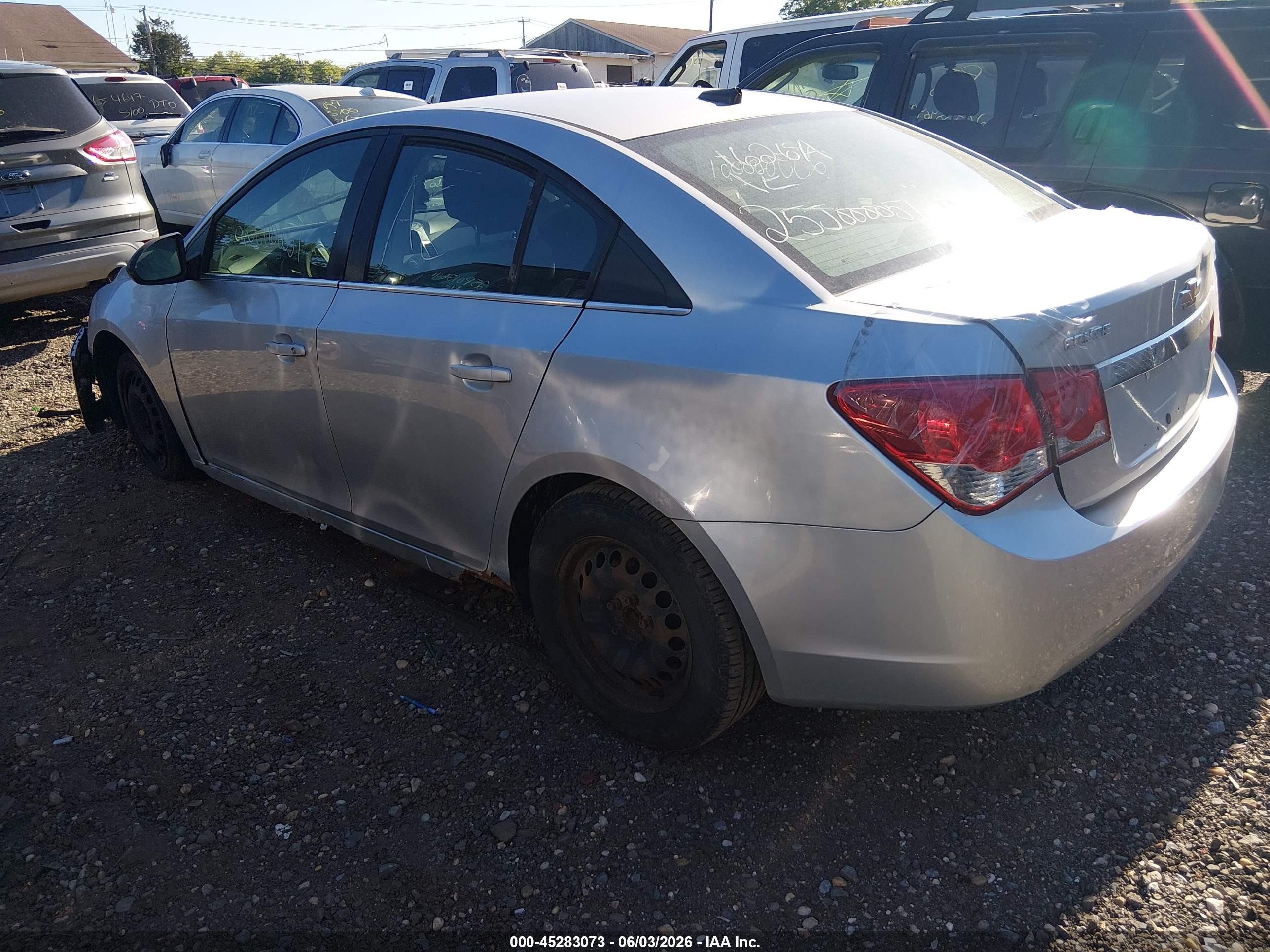 2012 Chevrolet Cruze Ls Gray vin: 1G1PC5SH7C7197355