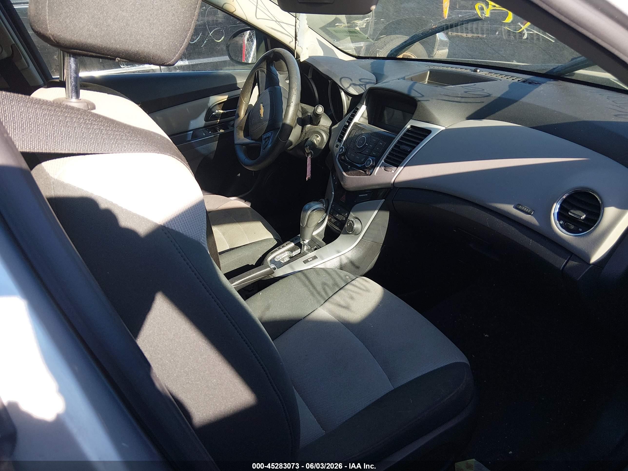 2012 Chevrolet Cruze Ls Gray vin: 1G1PC5SH7C7197355