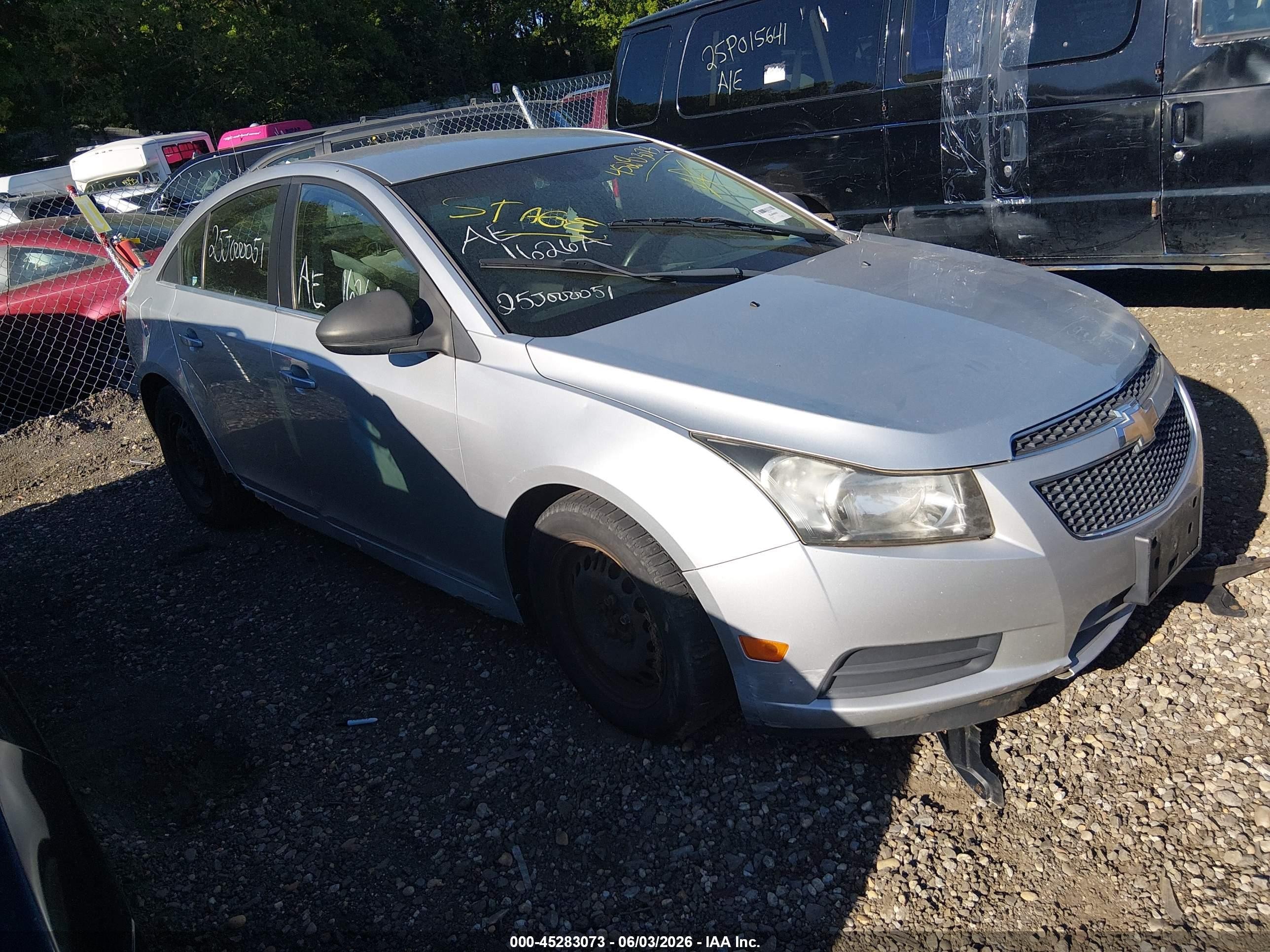 2012 Chevrolet Cruze Ls Gray vin: 1G1PC5SH7C7197355
