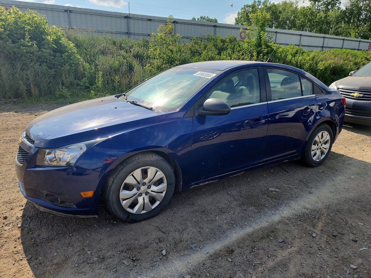 2012 Chevrolet Cruze Ls Blue vin: 1G1PC5SH7C7225025