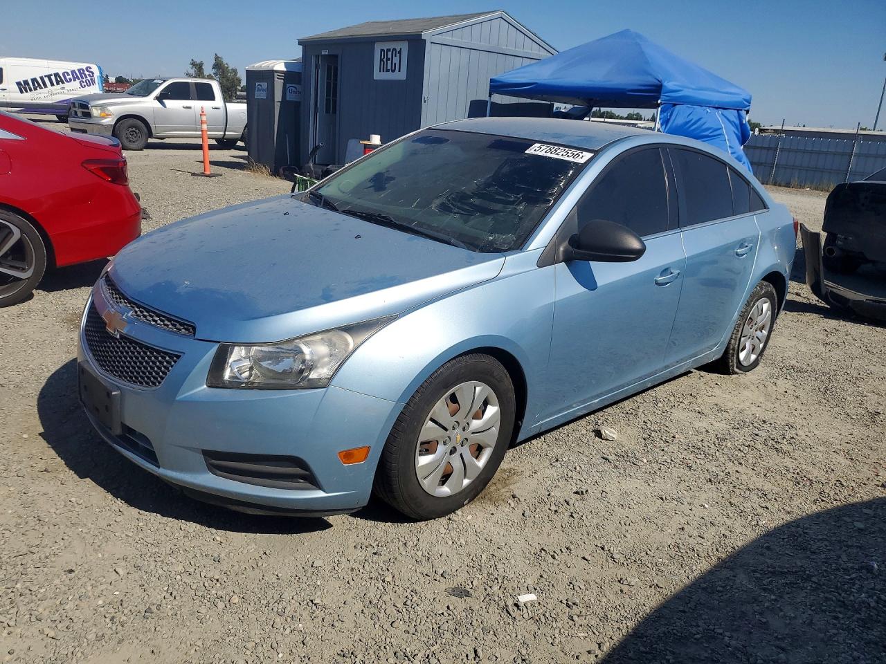 2012 Chevrolet Cruze Ls Turquoise vin: 1G1PC5SH7C7236249