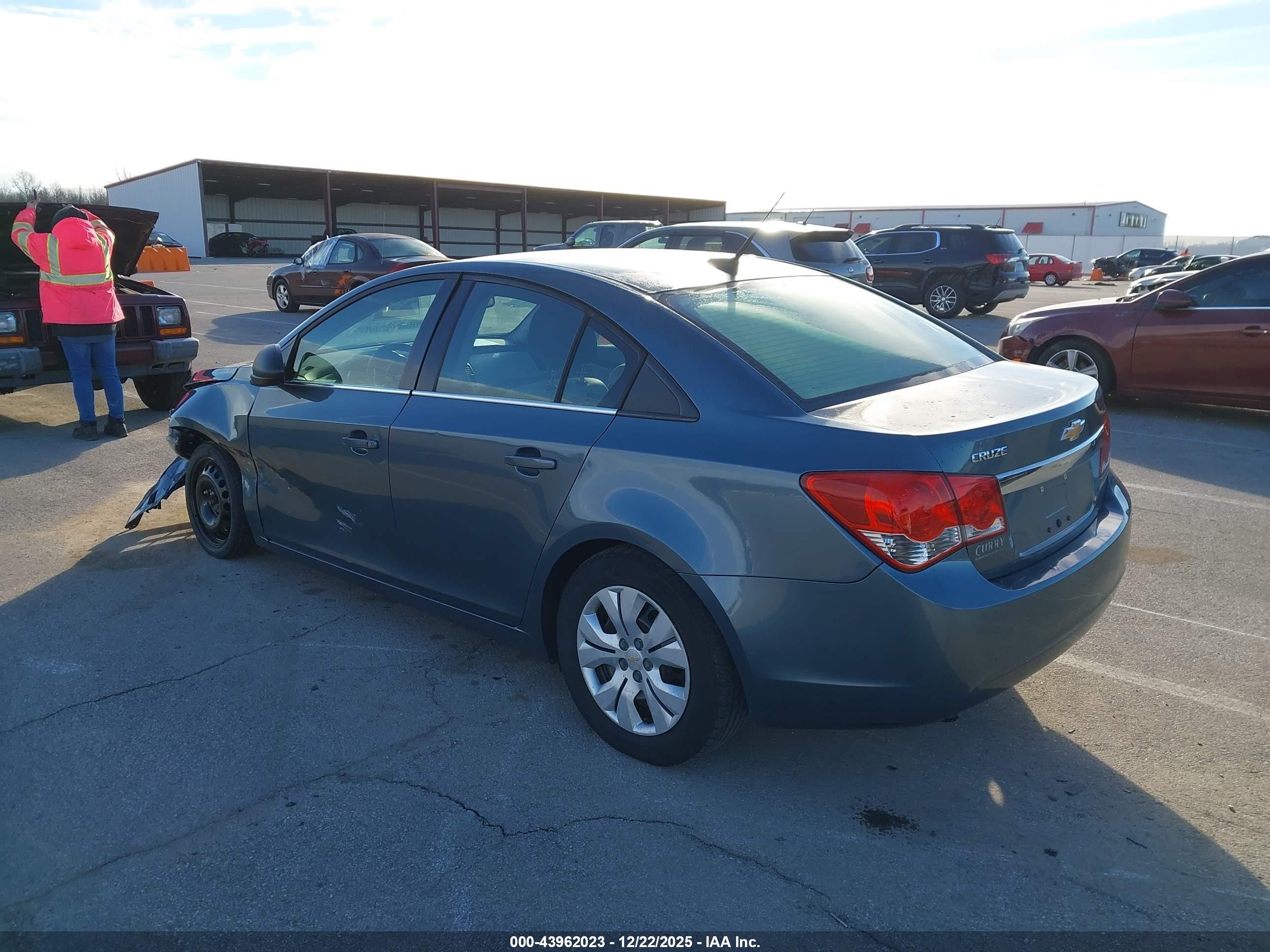 2012 Chevrolet Cruze Ls Blue vin: 1G1PC5SH7C7269204