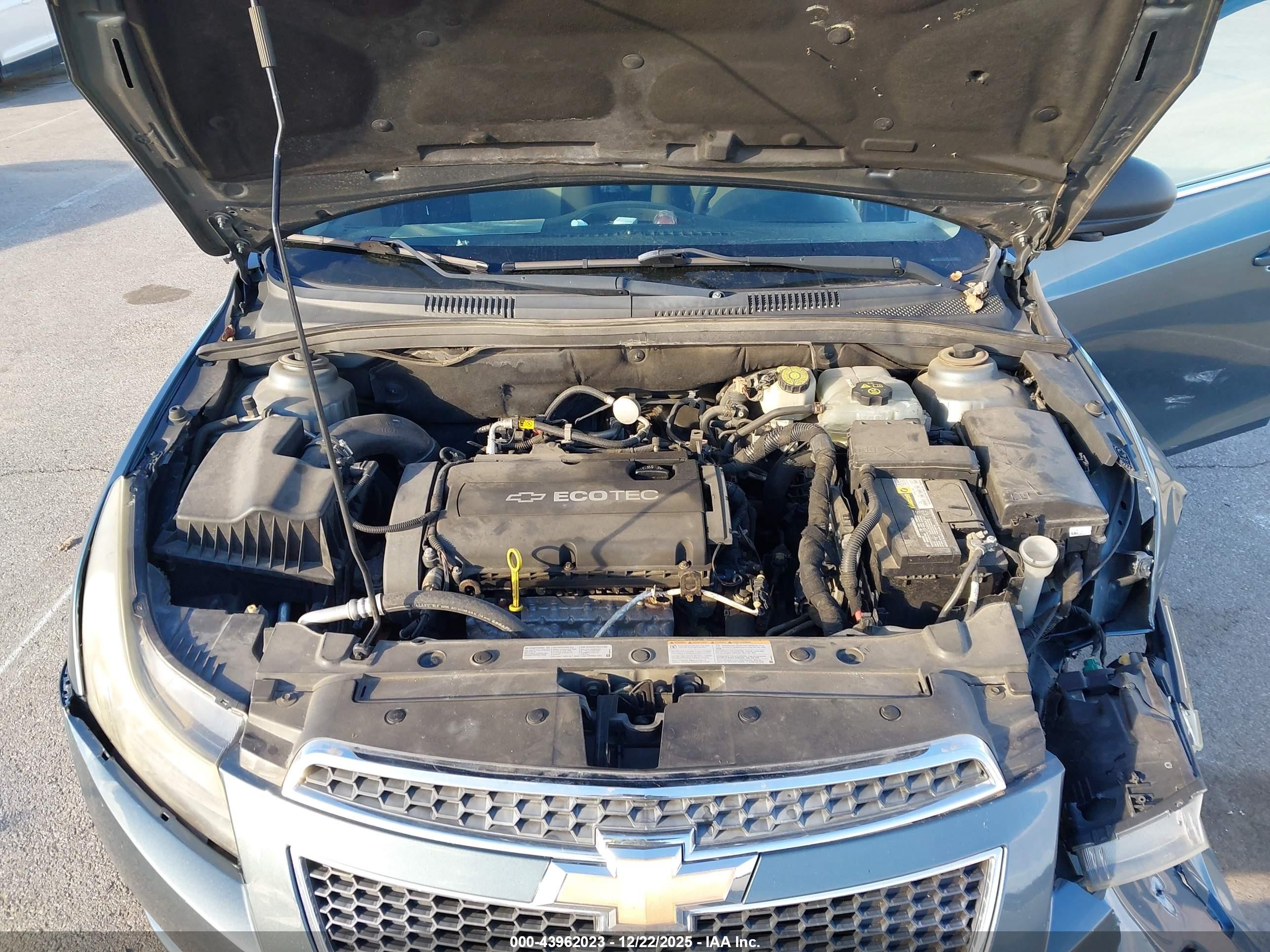 2012 Chevrolet Cruze Ls Blue vin: 1G1PC5SH7C7269204