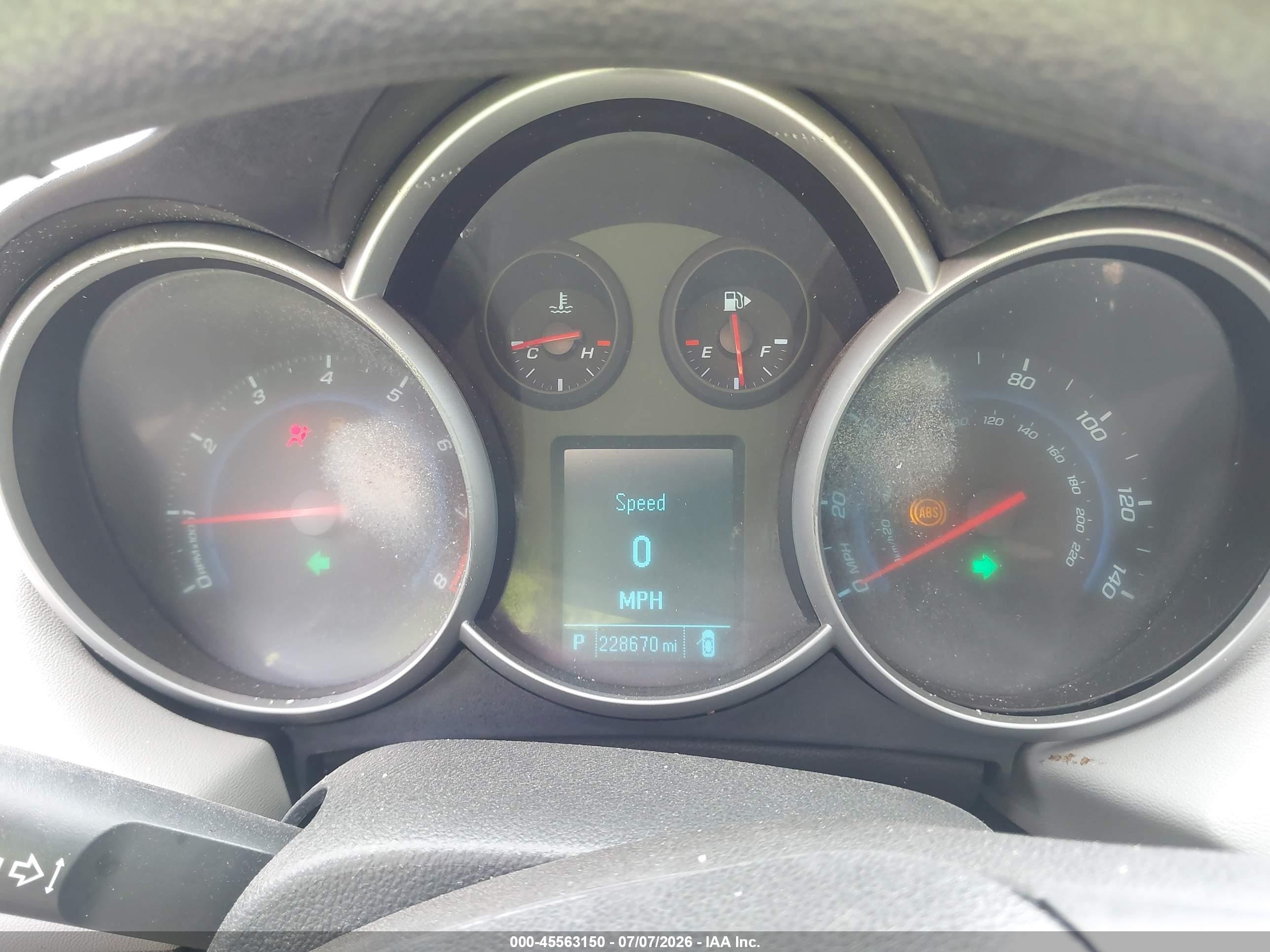 2012 Chevrolet Cruze Ls Blue vin: 1G1PC5SH7C7278517