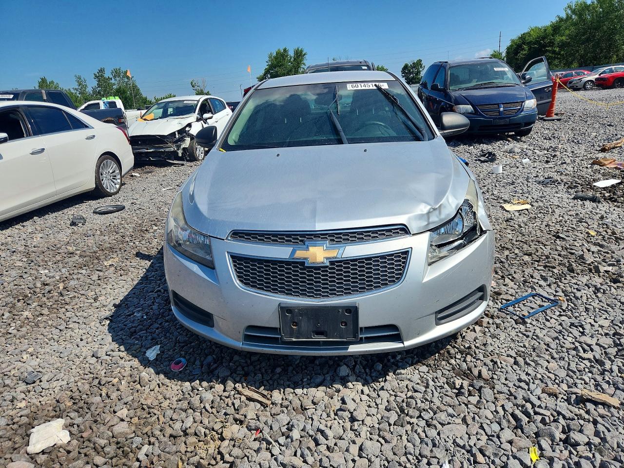 2012 Chevrolet Cruze Ls Silver vin: 1G1PC5SH7C7282356