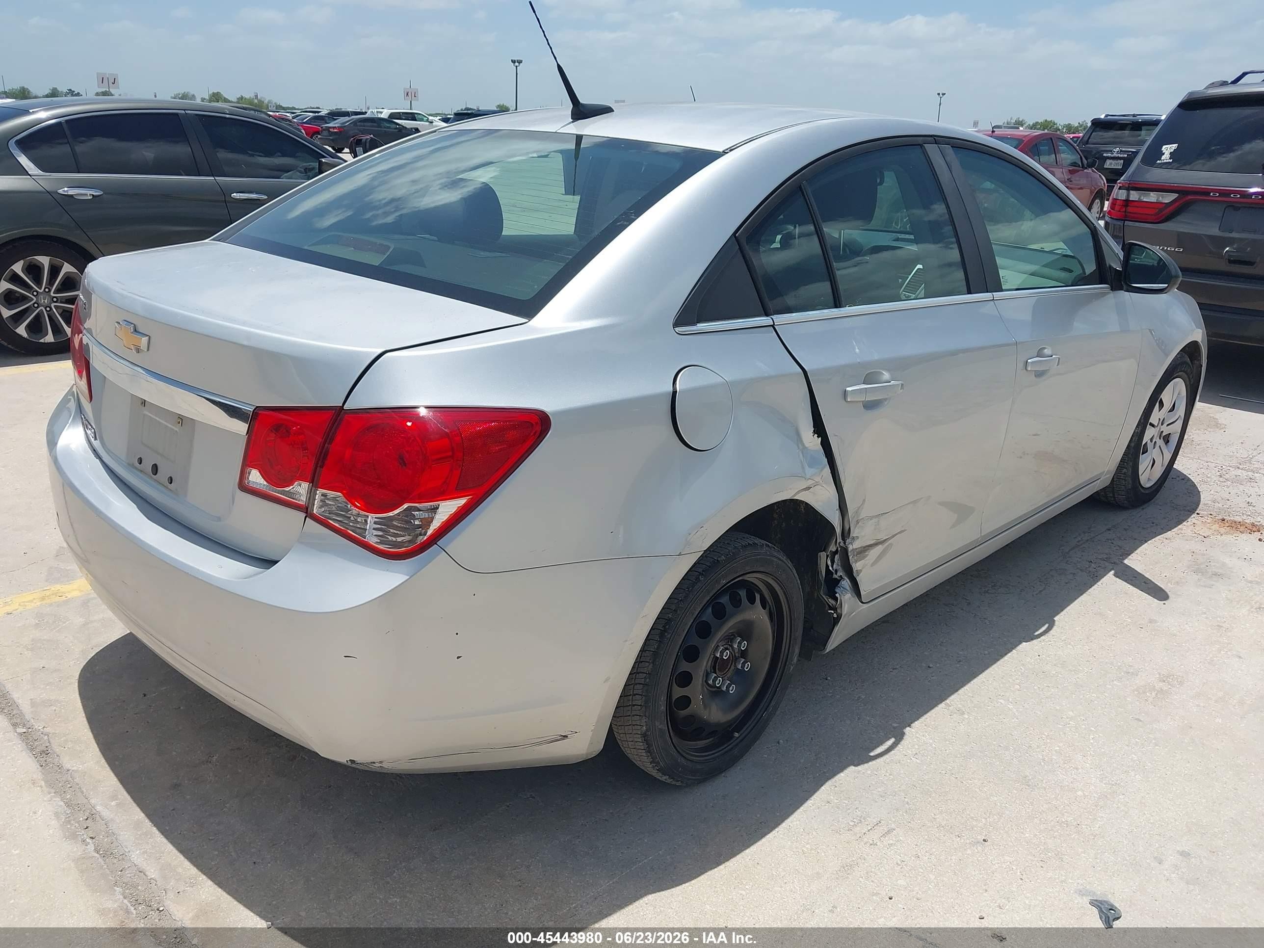 2012 Chevrolet Cruze Ls Silver vin: 1G1PC5SH7C7309149