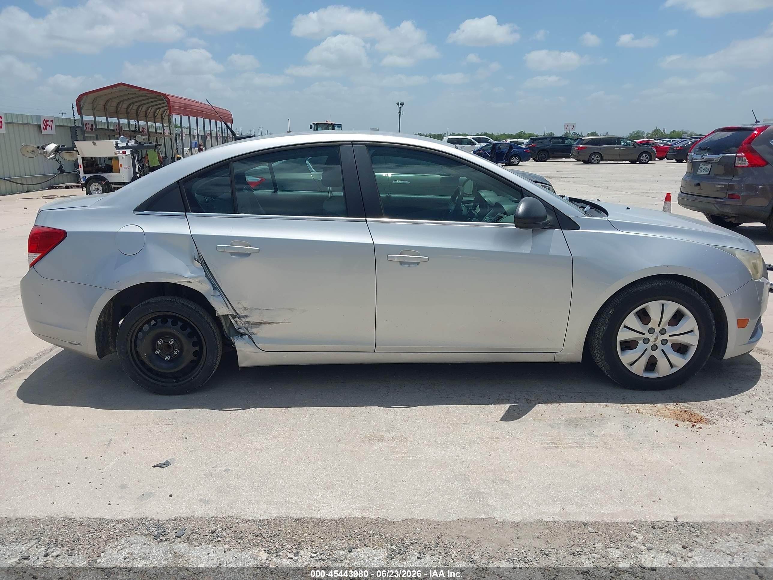 2012 Chevrolet Cruze Ls Silver vin: 1G1PC5SH7C7309149